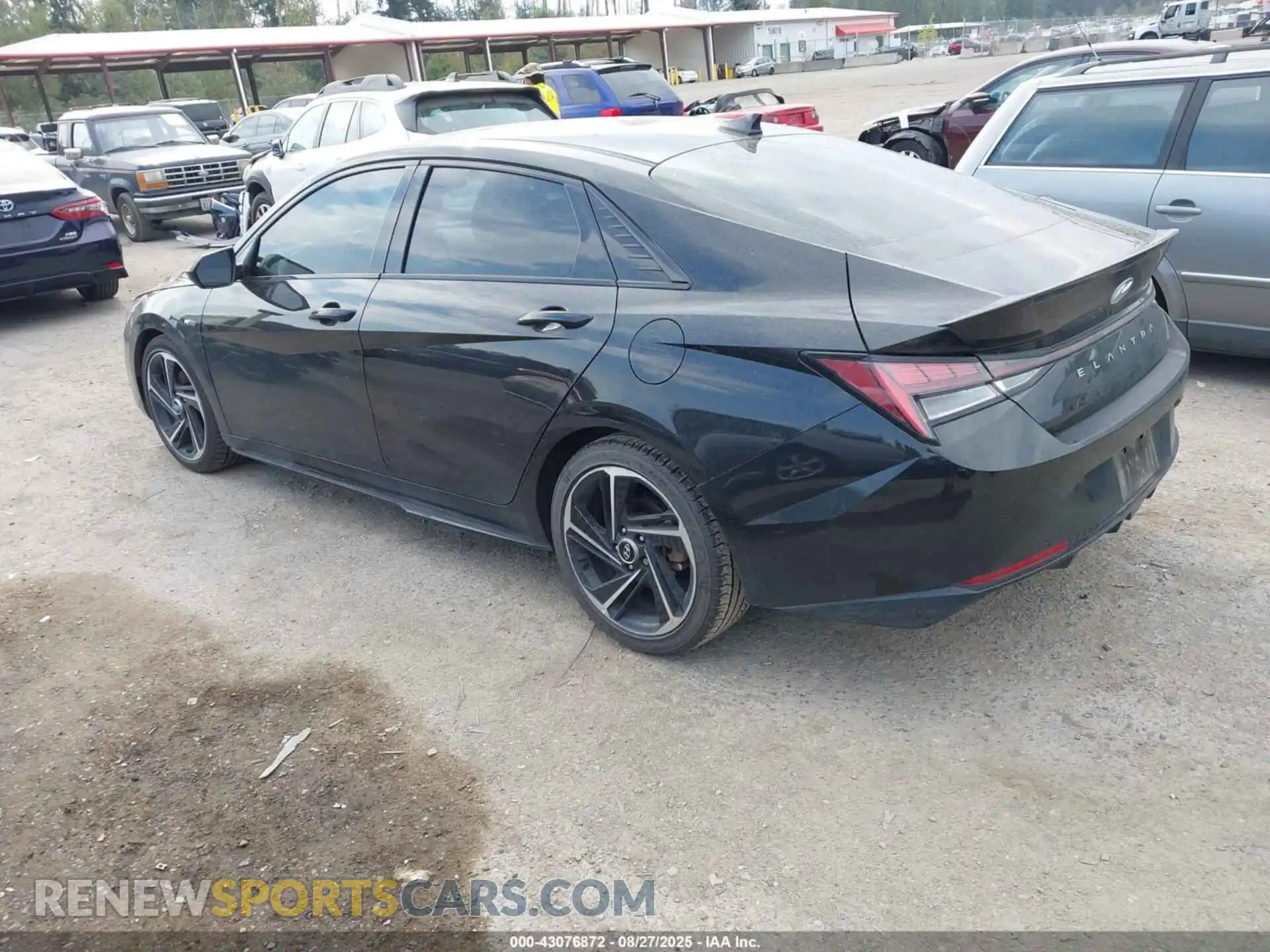 3 Photograph of a damaged car KMHLR4AF8MU181730 HYUNDAI ELANTRA 2021