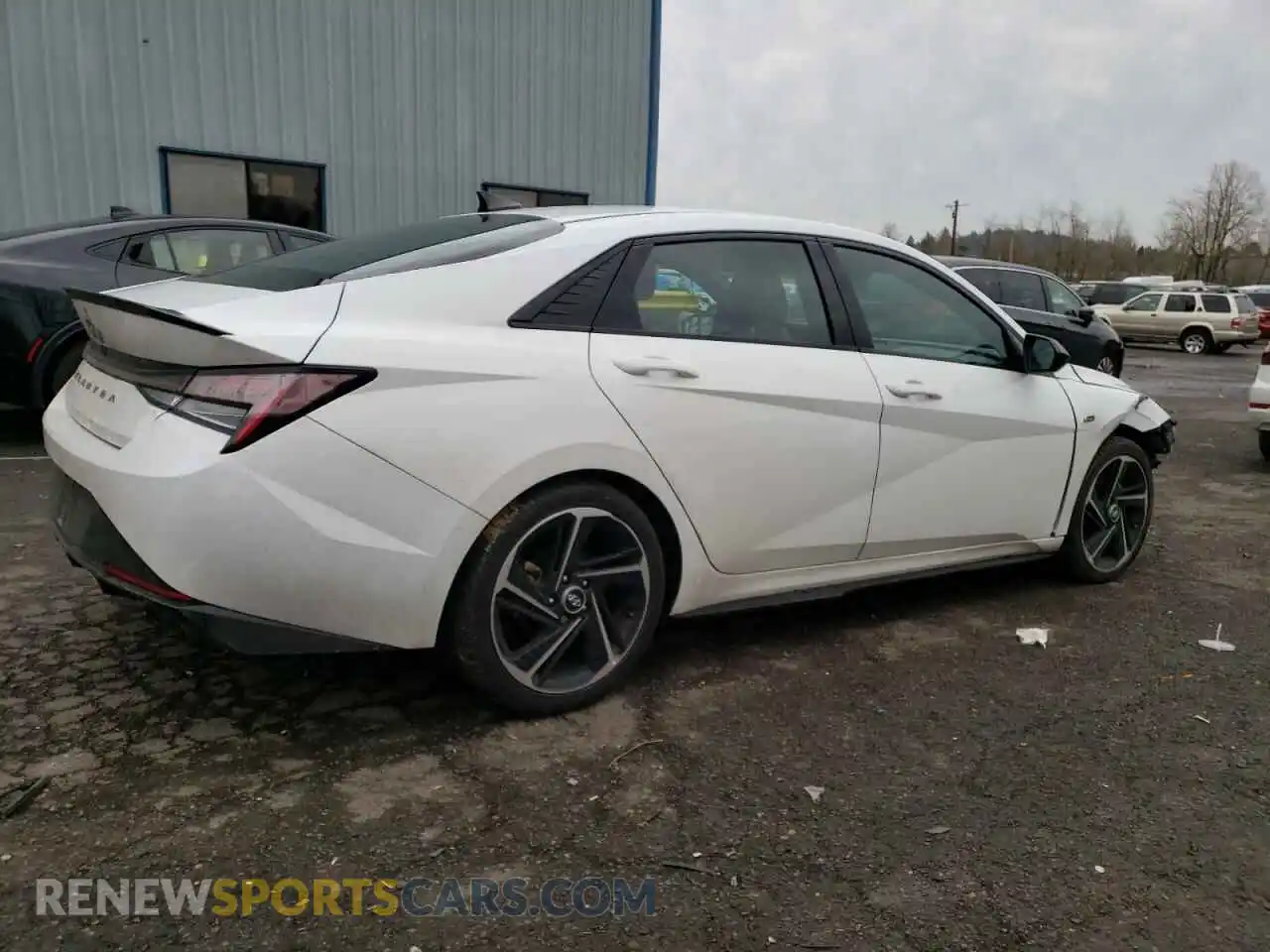 3 fotografías del automóvil dañado KMHLR4AF8MU188564 HYUNDAI ELANTRA 2021