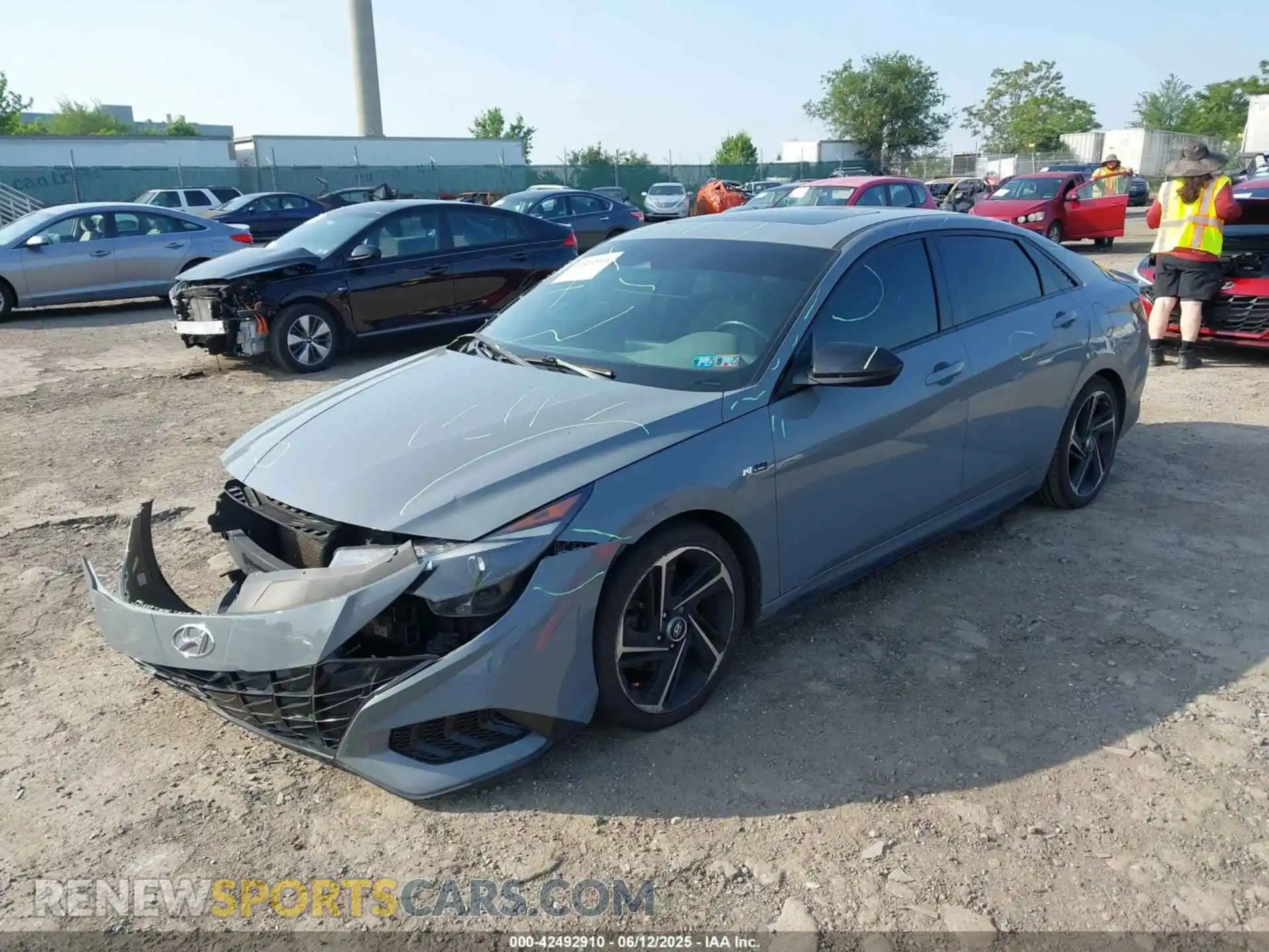 2 Фотография поврежденного автомобиля KMHLR4AFXMU130407 HYUNDAI ELANTRA 2021