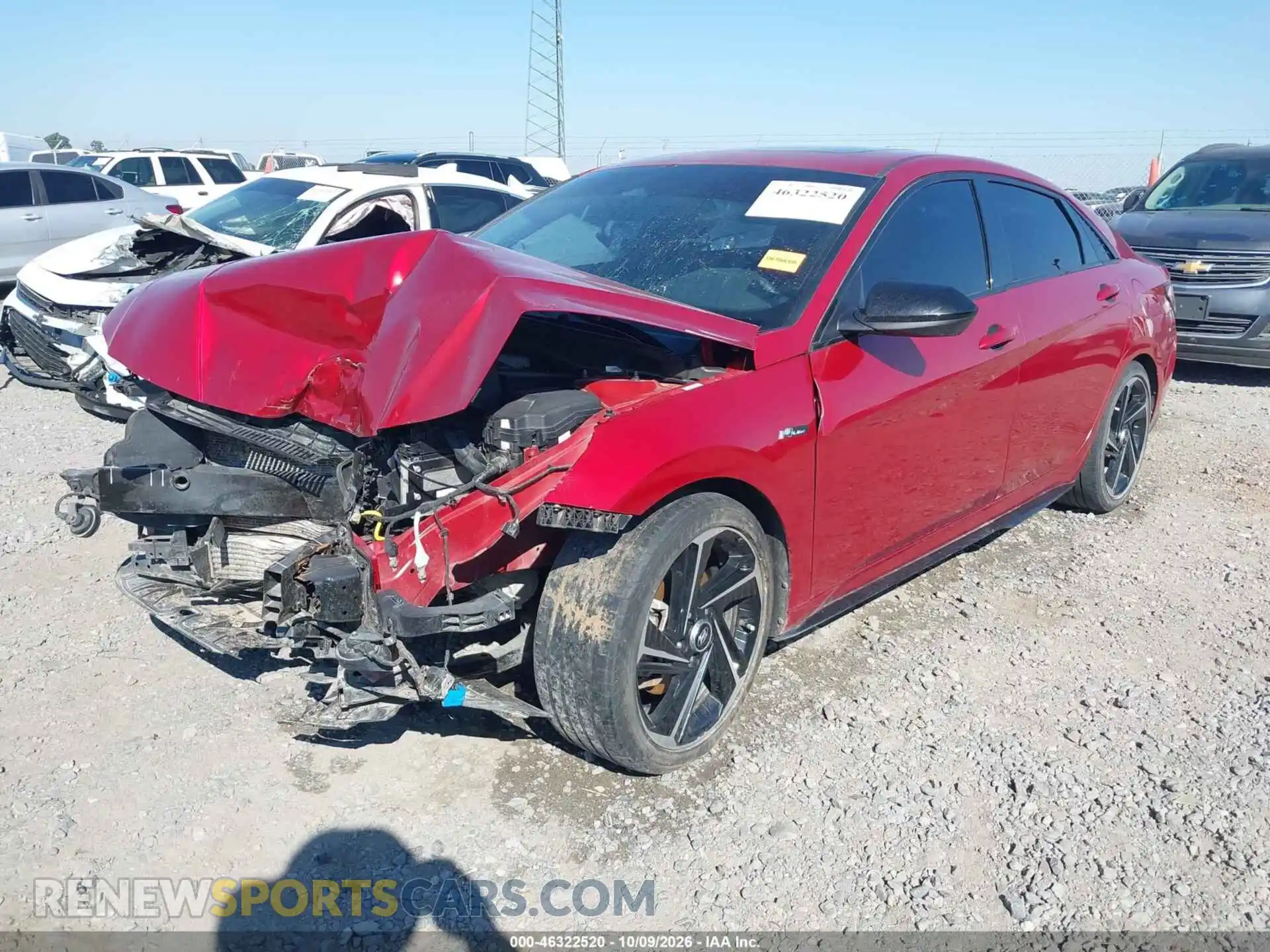 2 Фотография поврежденного автомобиля KMHLR4AFXMU184578 HYUNDAI ELANTRA 2021