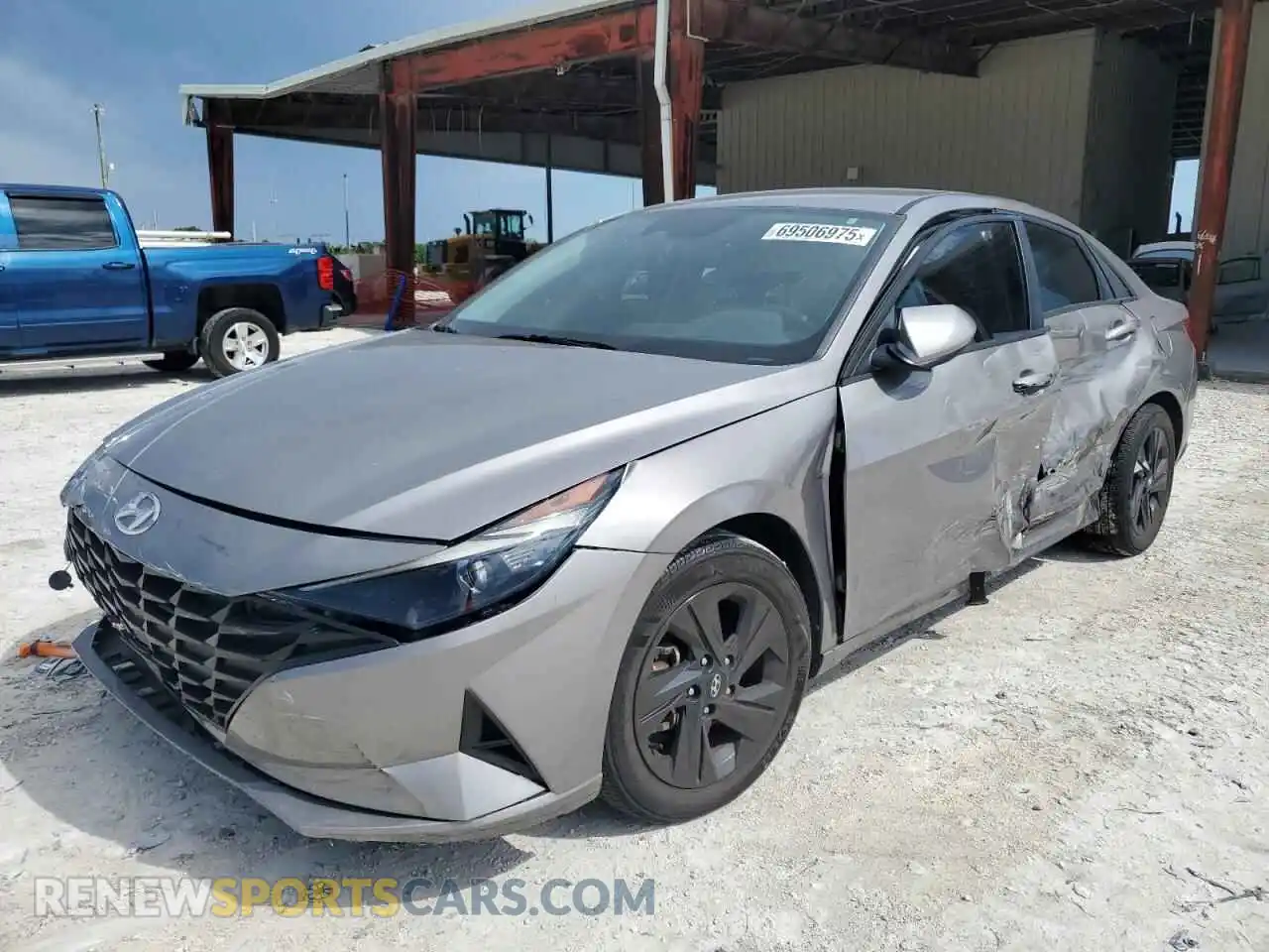 1 Photograph of a damaged car KMHLS4AG0MU068013 HYUNDAI ELANTRA 2021