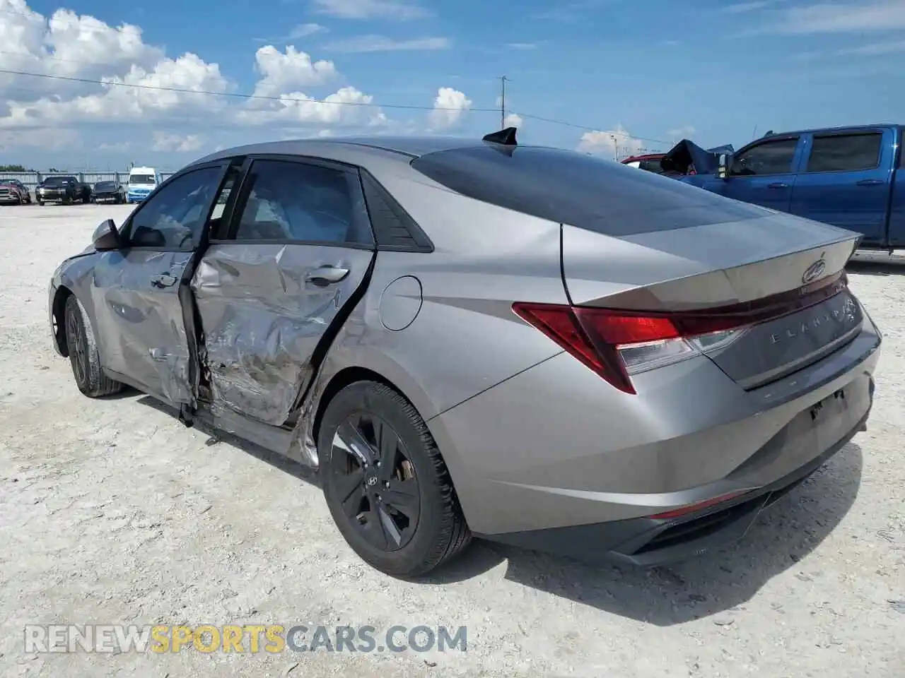 2 Photograph of a damaged car KMHLS4AG0MU068013 HYUNDAI ELANTRA 2021