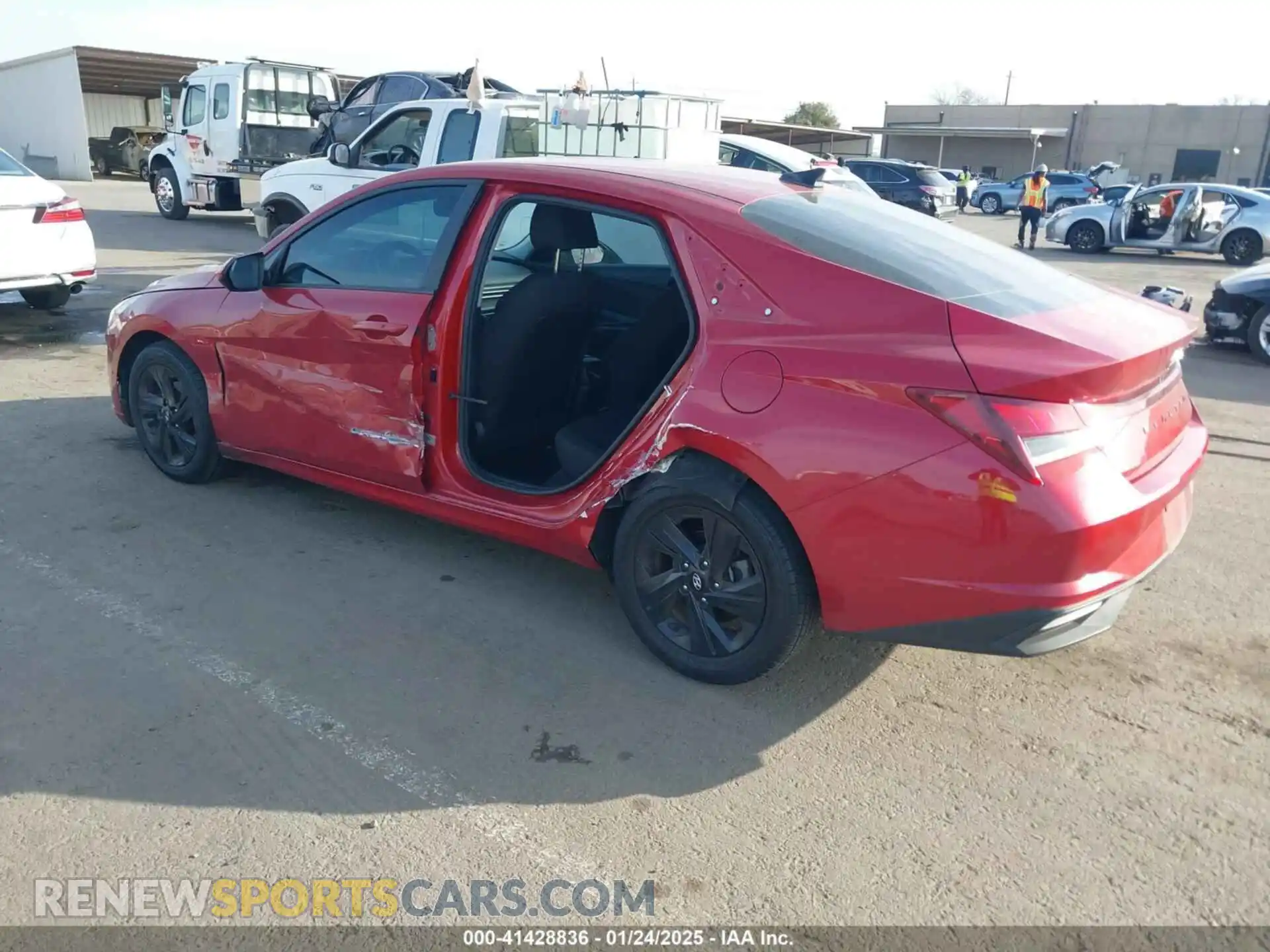 3 Photograph of a damaged car KMHLS4AG0MU068030 HYUNDAI ELANTRA 2021