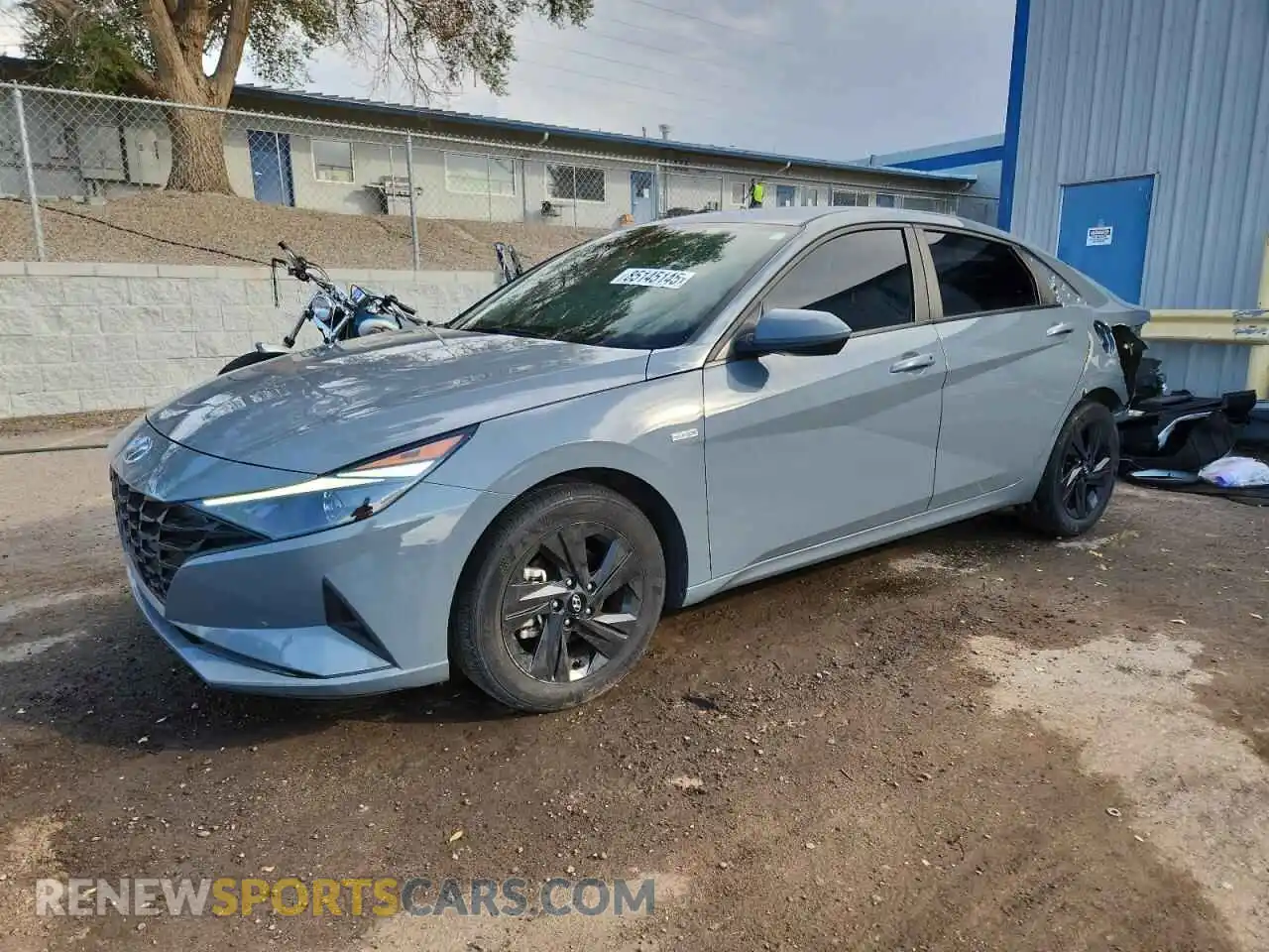 1 fotografías del automóvil dañado KMHLS4AG0MU103598 HYUNDAI ELANTRA 2021