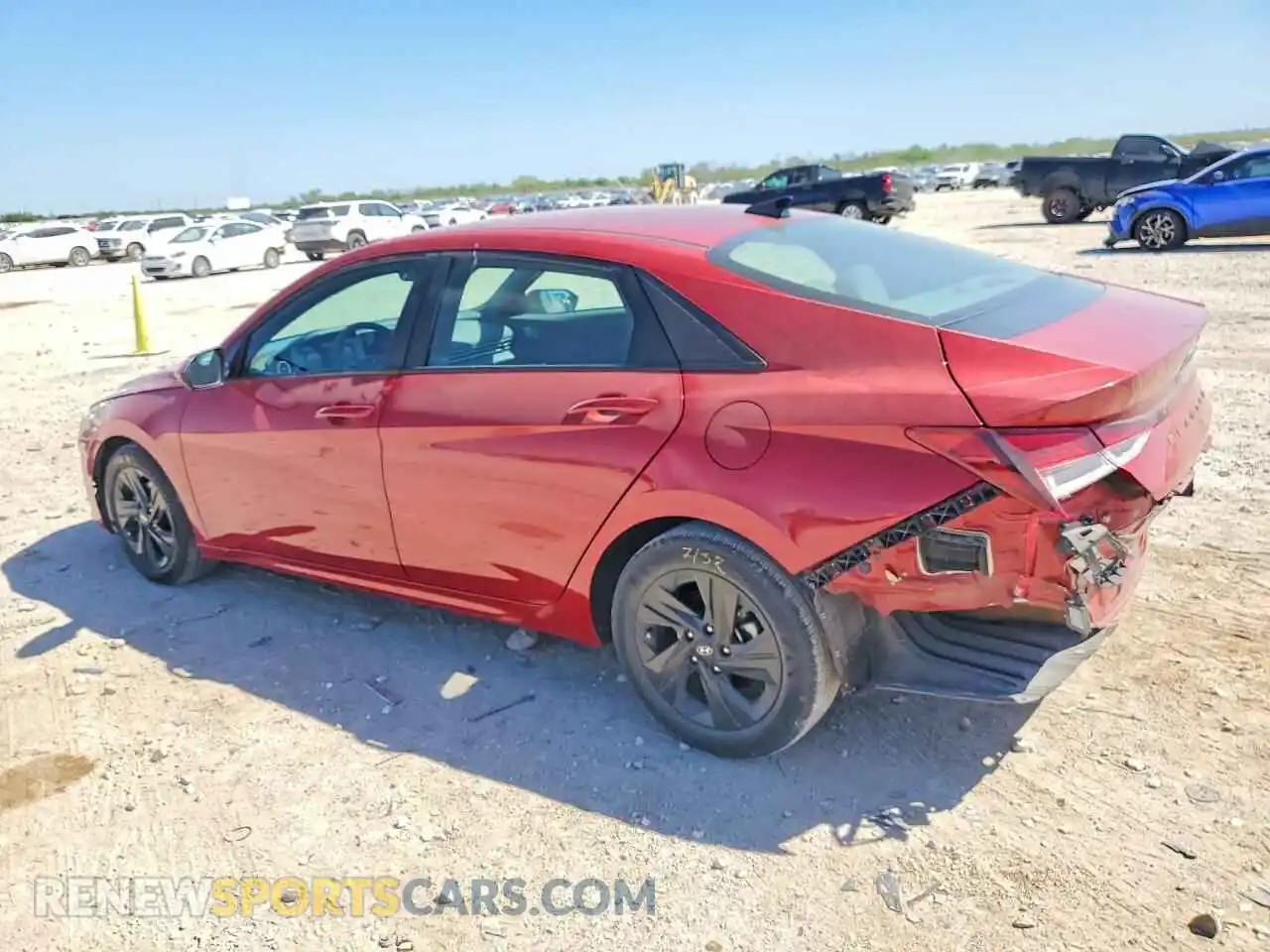 2 Photograph of a damaged car KMHLS4AG0MU109269 HYUNDAI ELANTRA 2021
