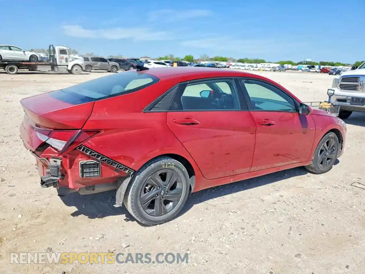 3 Photograph of a damaged car KMHLS4AG0MU109269 HYUNDAI ELANTRA 2021