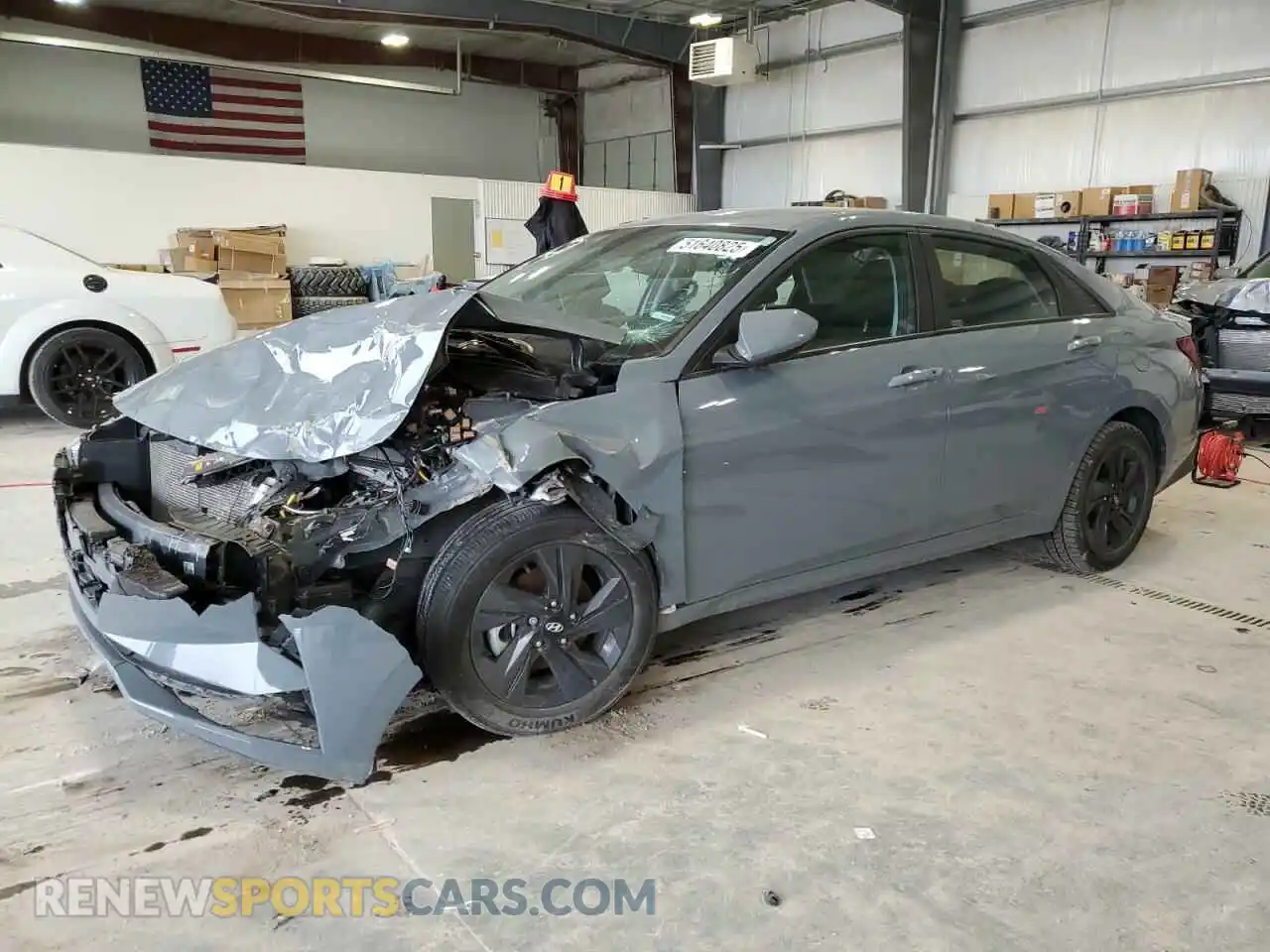 1 Photograph of a damaged car KMHLS4AG0MU126900 HYUNDAI ELANTRA 2021