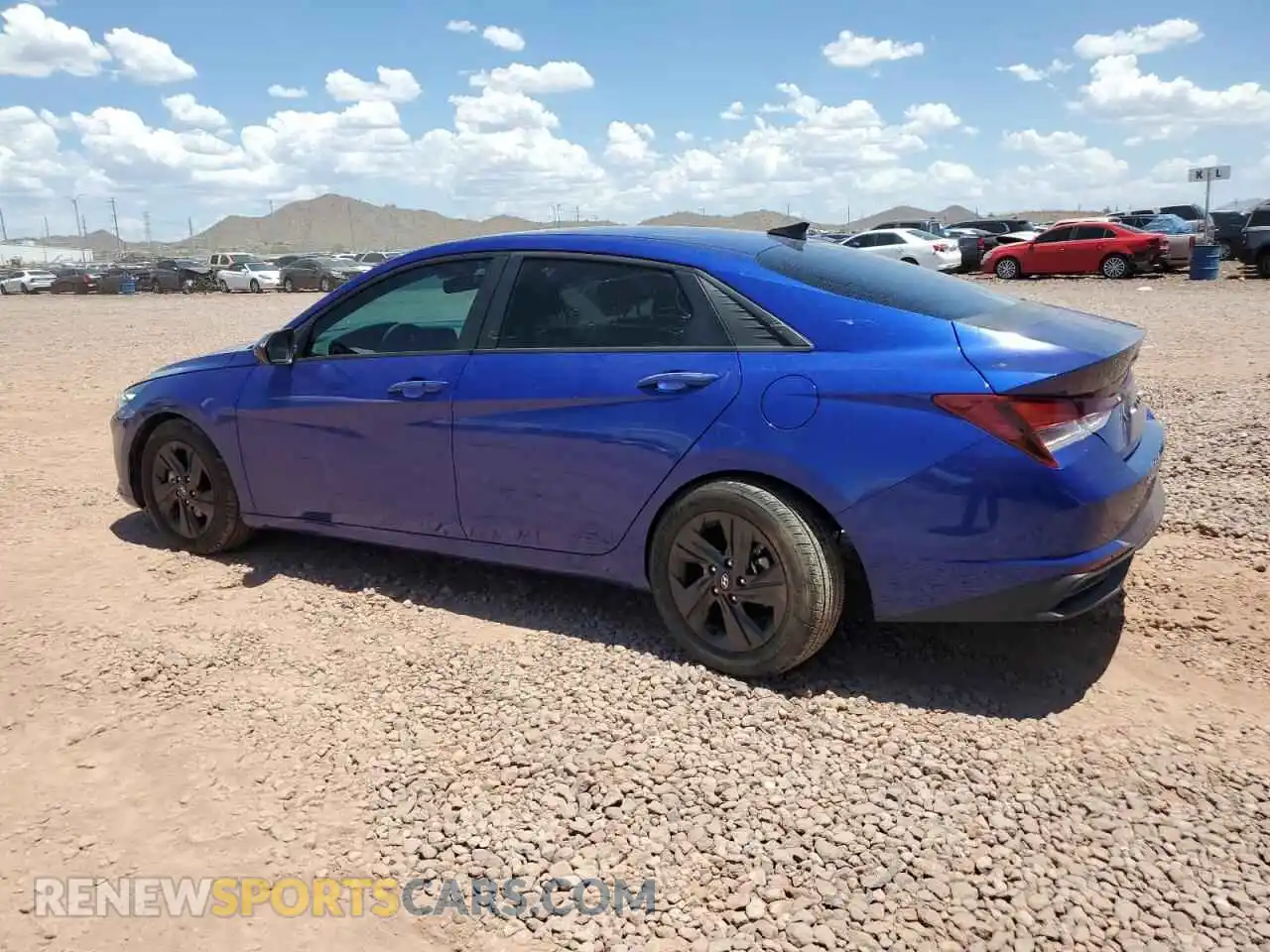 2 Photograph of a damaged car KMHLS4AG0MU138061 HYUNDAI ELANTRA 2021
