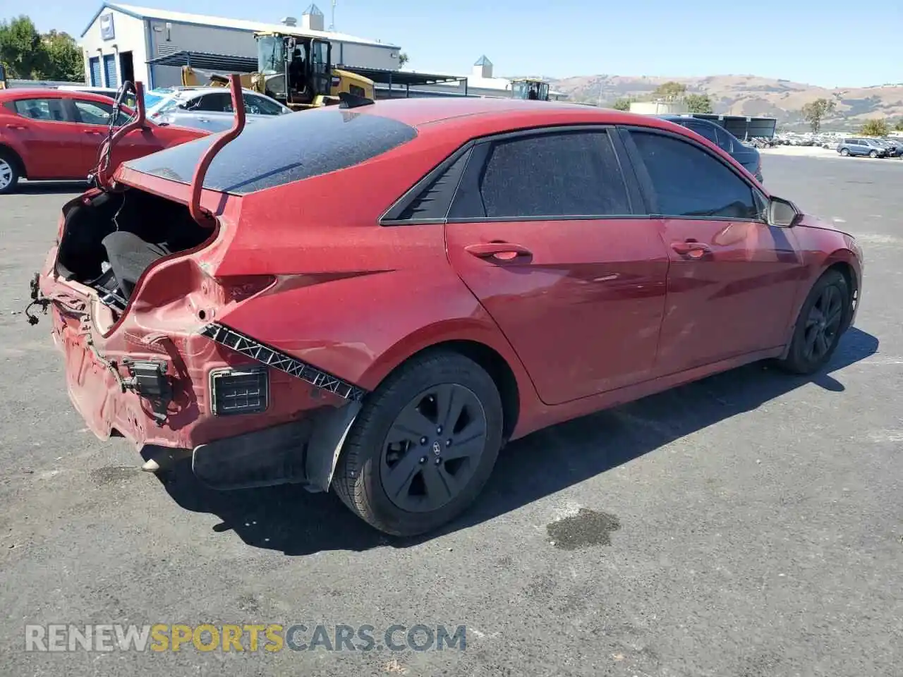 3 Фотография поврежденного автомобиля KMHLS4AG0MU195862 HYUNDAI ELANTRA 2021