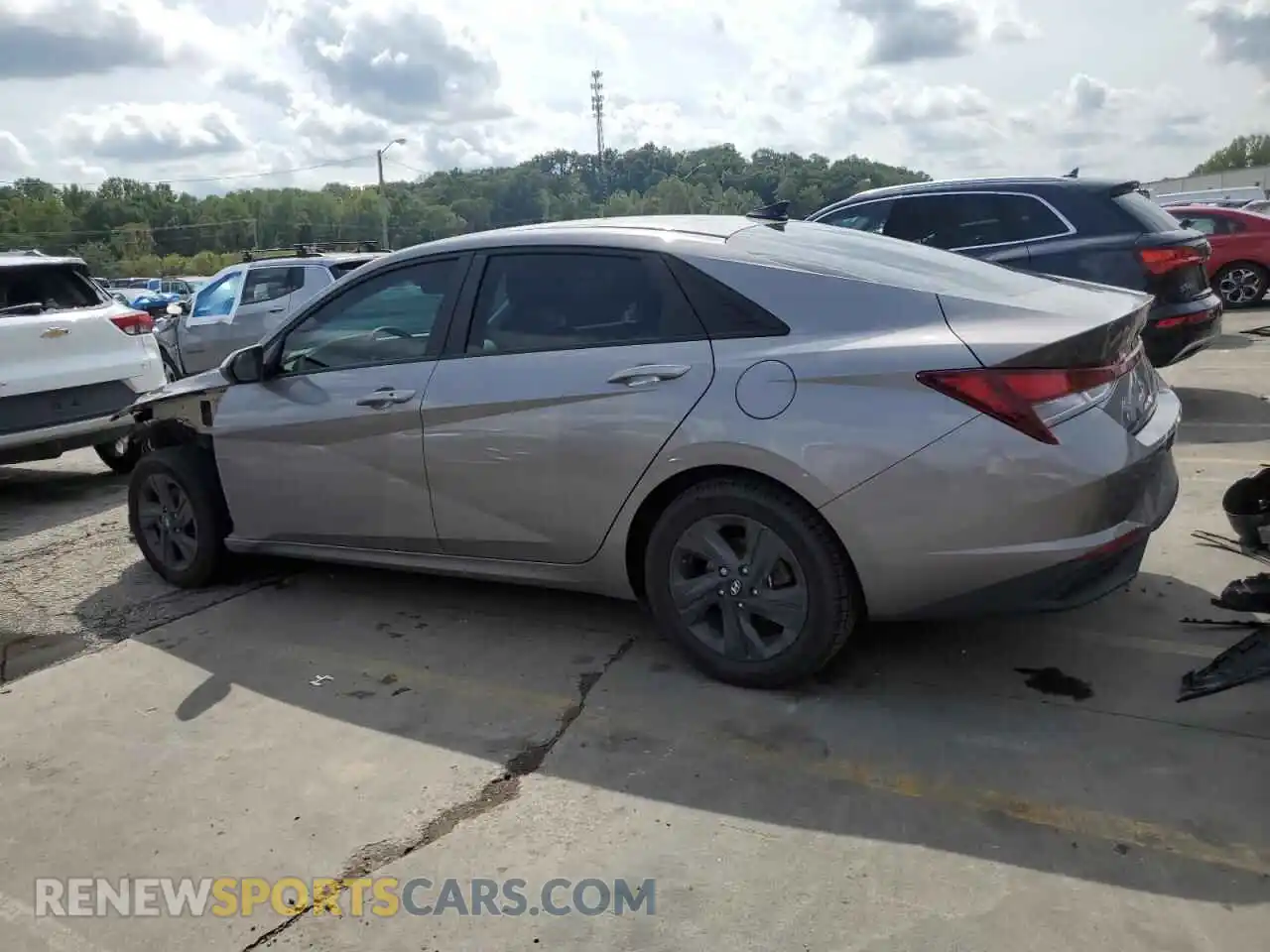 2 Photograph of a damaged car KMHLS4AG0MU210909 HYUNDAI ELANTRA 2021