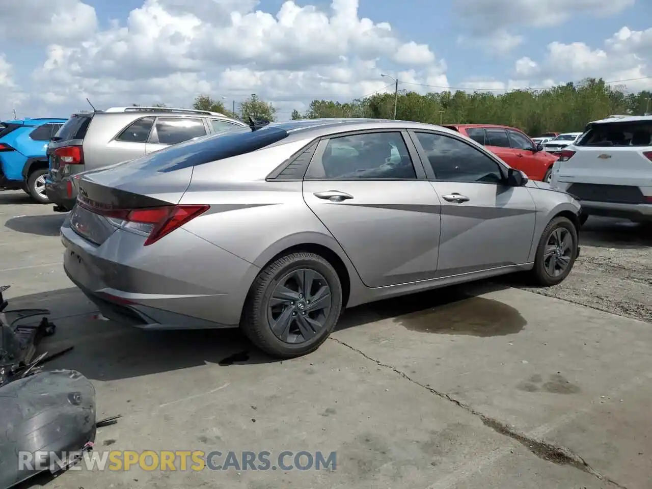 3 Photograph of a damaged car KMHLS4AG0MU210909 HYUNDAI ELANTRA 2021