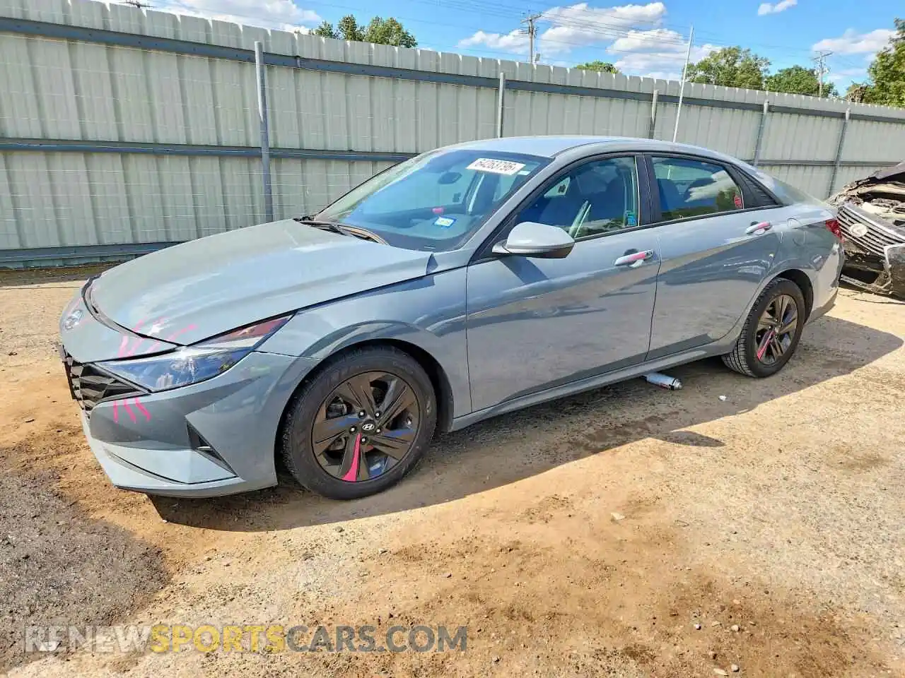 1 Photograph of a damaged car KMHLS4AG1MU065265 HYUNDAI ELANTRA 2021