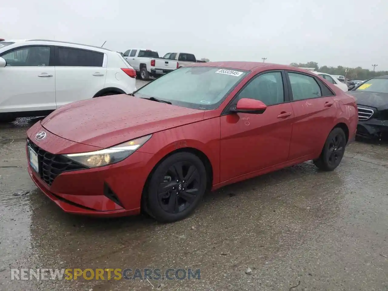 1 Photograph of a damaged car KMHLS4AG1MU122614 HYUNDAI ELANTRA 2021