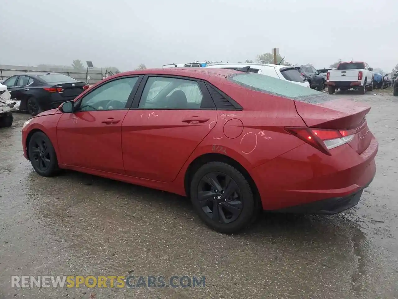 2 Photograph of a damaged car KMHLS4AG1MU122614 HYUNDAI ELANTRA 2021