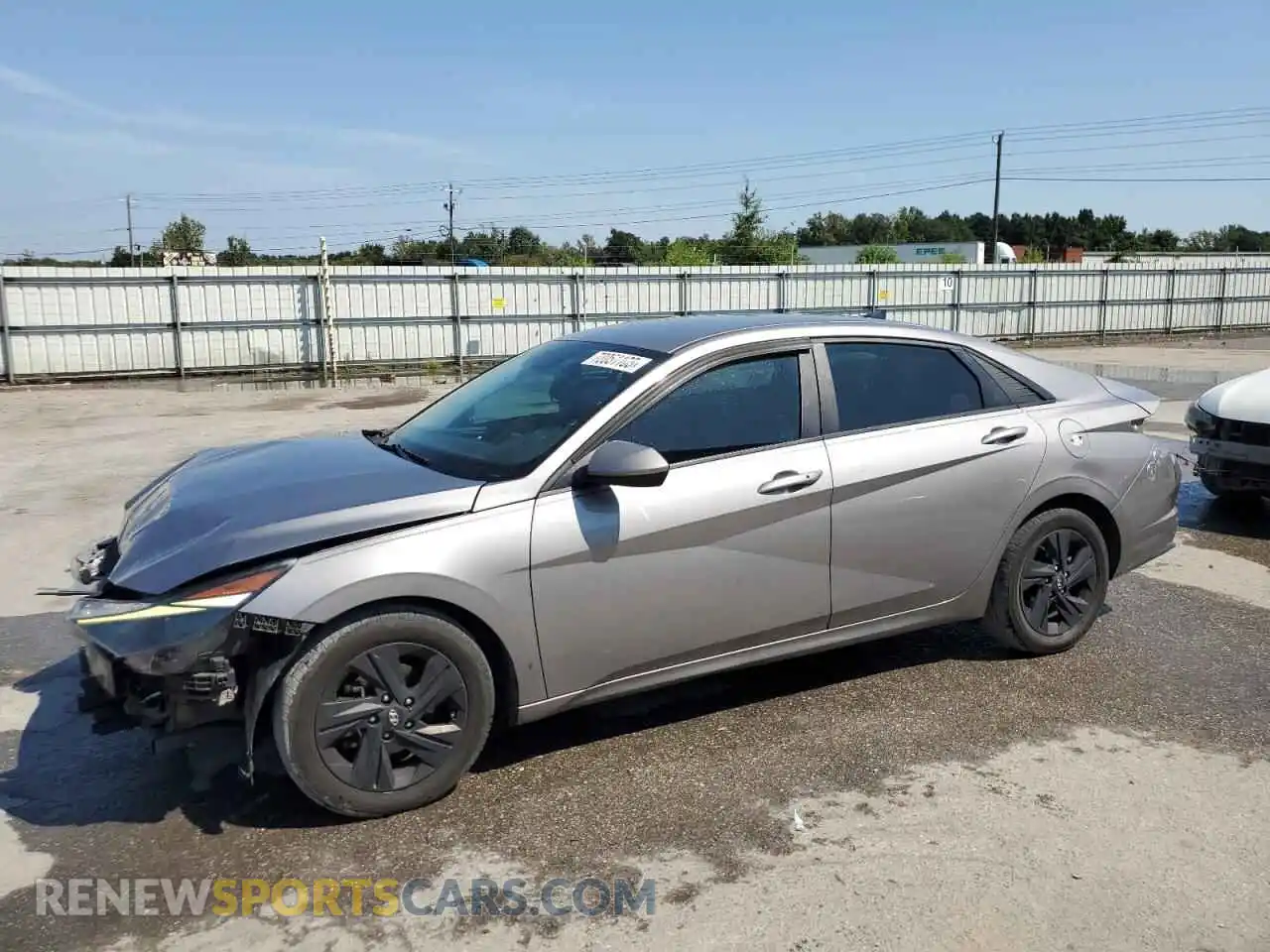 1 Photograph of a damaged car KMHLS4AG1MU190640 HYUNDAI ELANTRA 2021