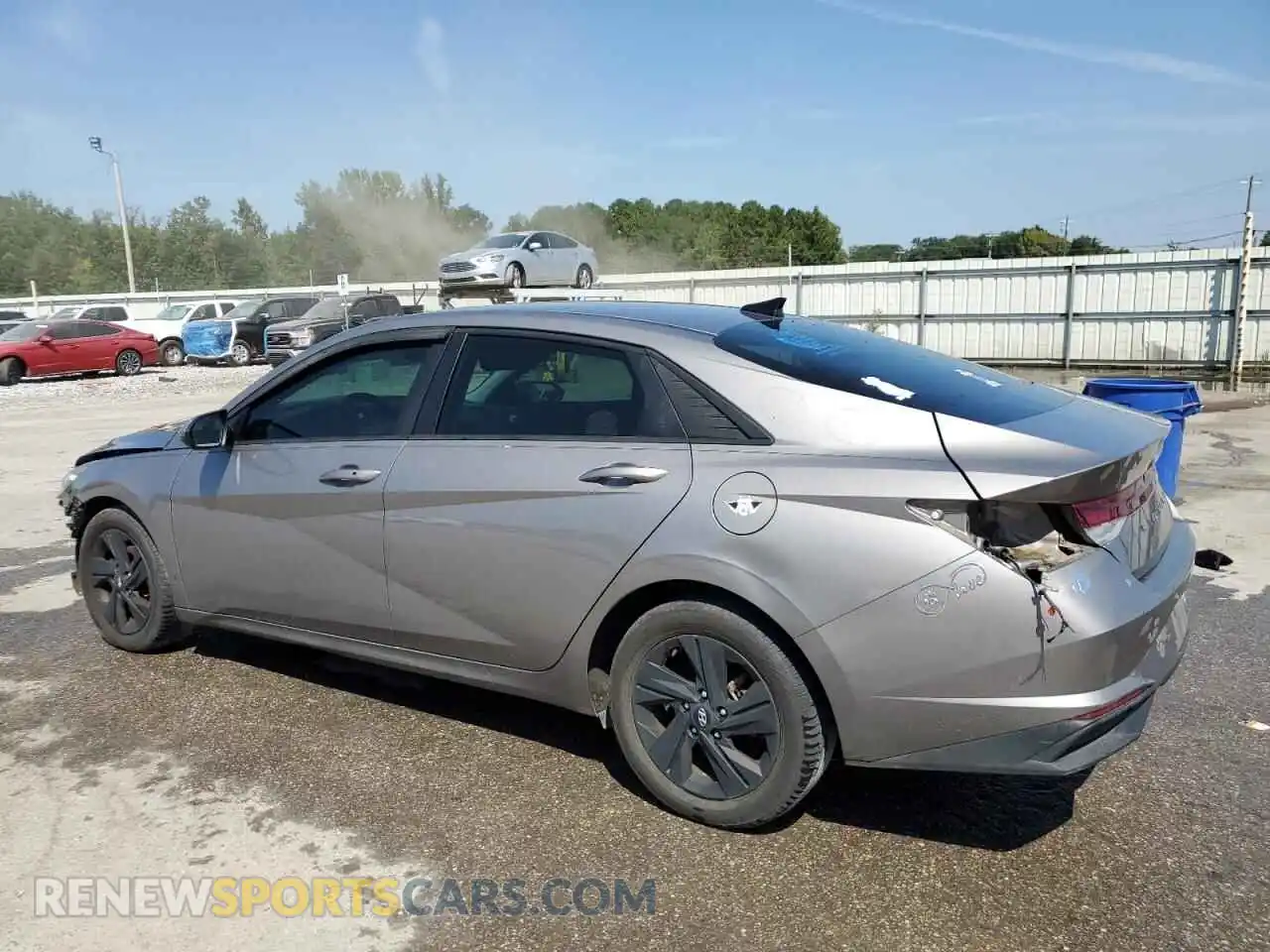 2 Photograph of a damaged car KMHLS4AG1MU190640 HYUNDAI ELANTRA 2021