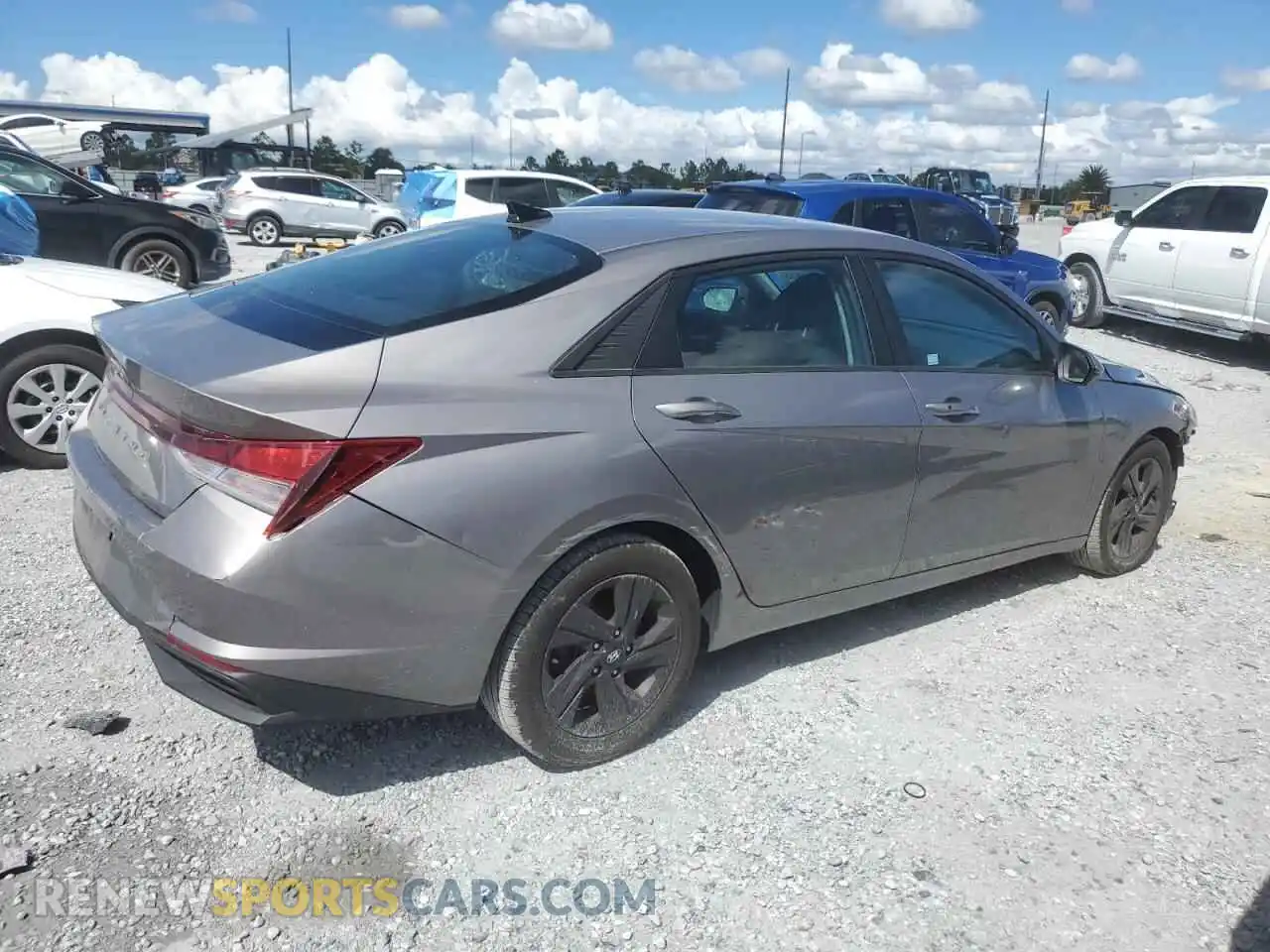 3 Photograph of a damaged car KMHLS4AG1MU210949 HYUNDAI ELANTRA 2021