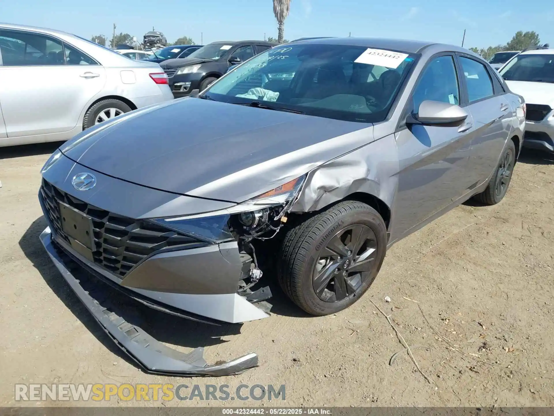 2 Photograph of a damaged car KMHLS4AG1MU211633 HYUNDAI ELANTRA 2021