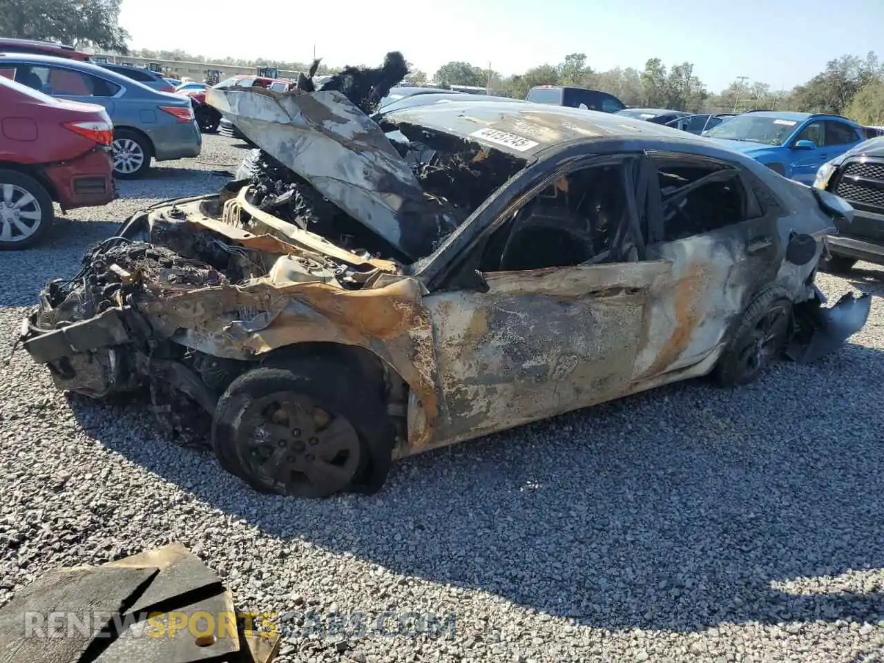 1 Photograph of a damaged car KMHLS4AG2MU125070 HYUNDAI ELANTRA 2021