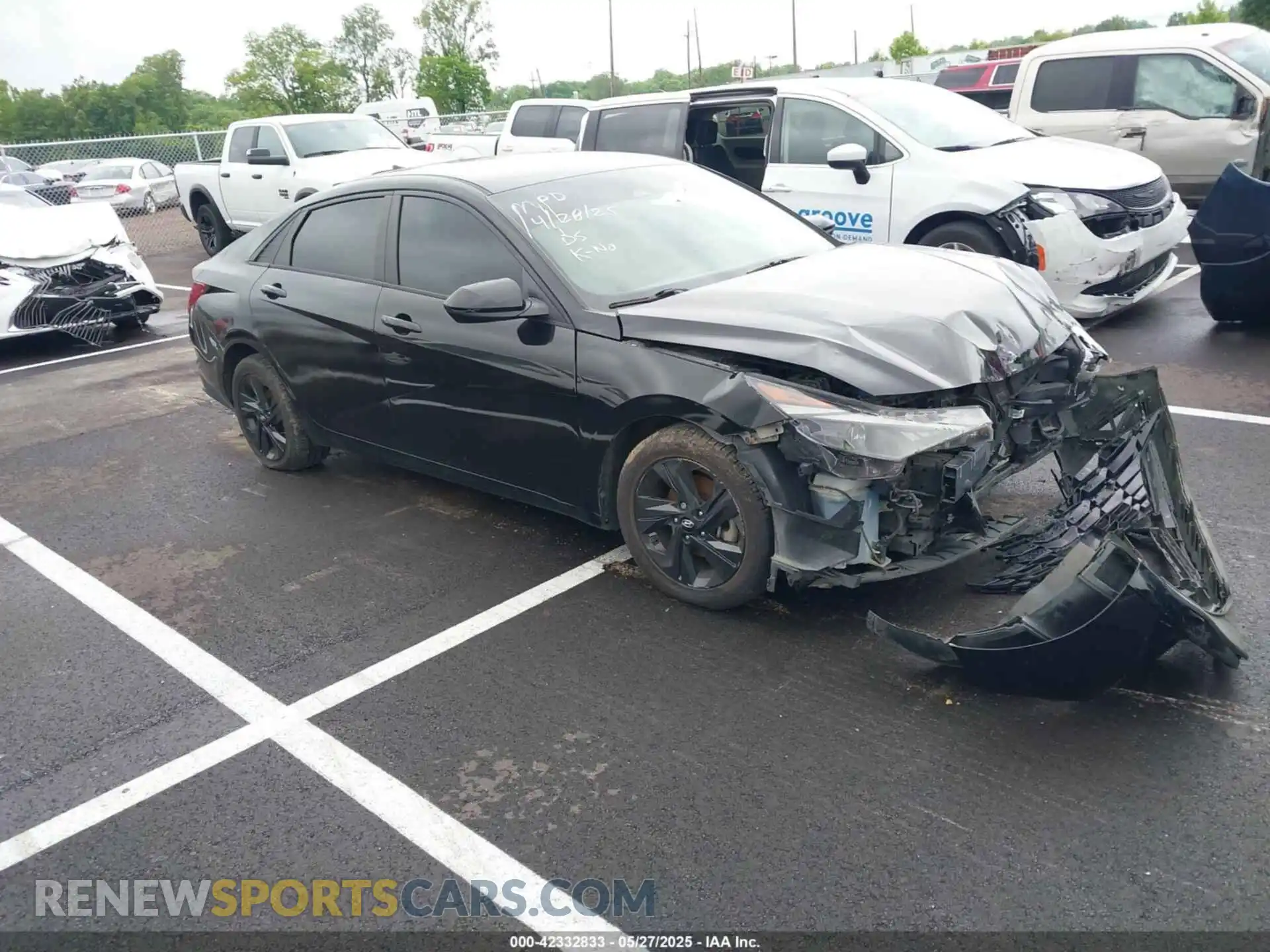 1 Фотография поврежденного автомобиля KMHLS4AG3MU063551 HYUNDAI ELANTRA 2021