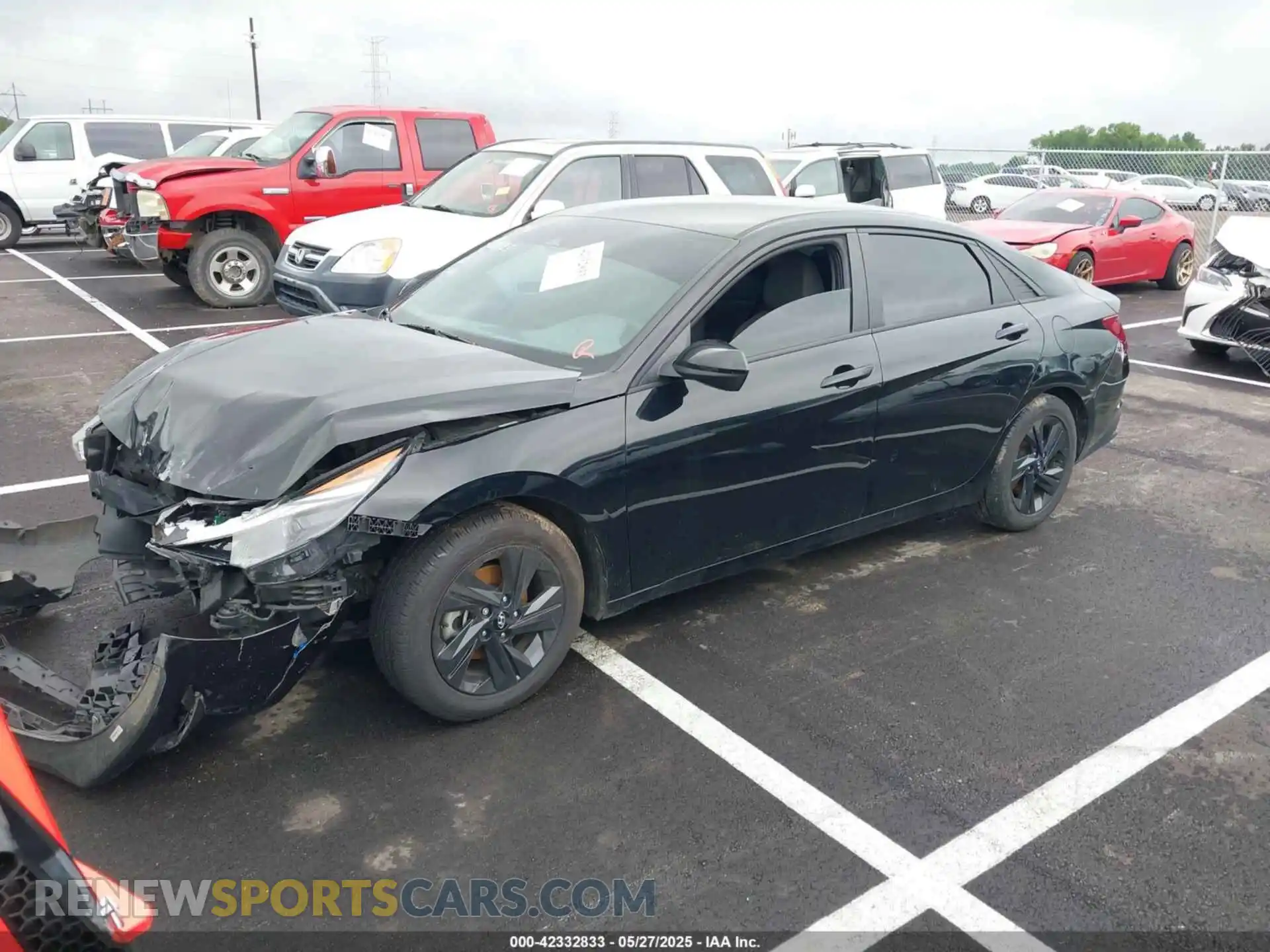 2 Фотография поврежденного автомобиля KMHLS4AG3MU063551 HYUNDAI ELANTRA 2021