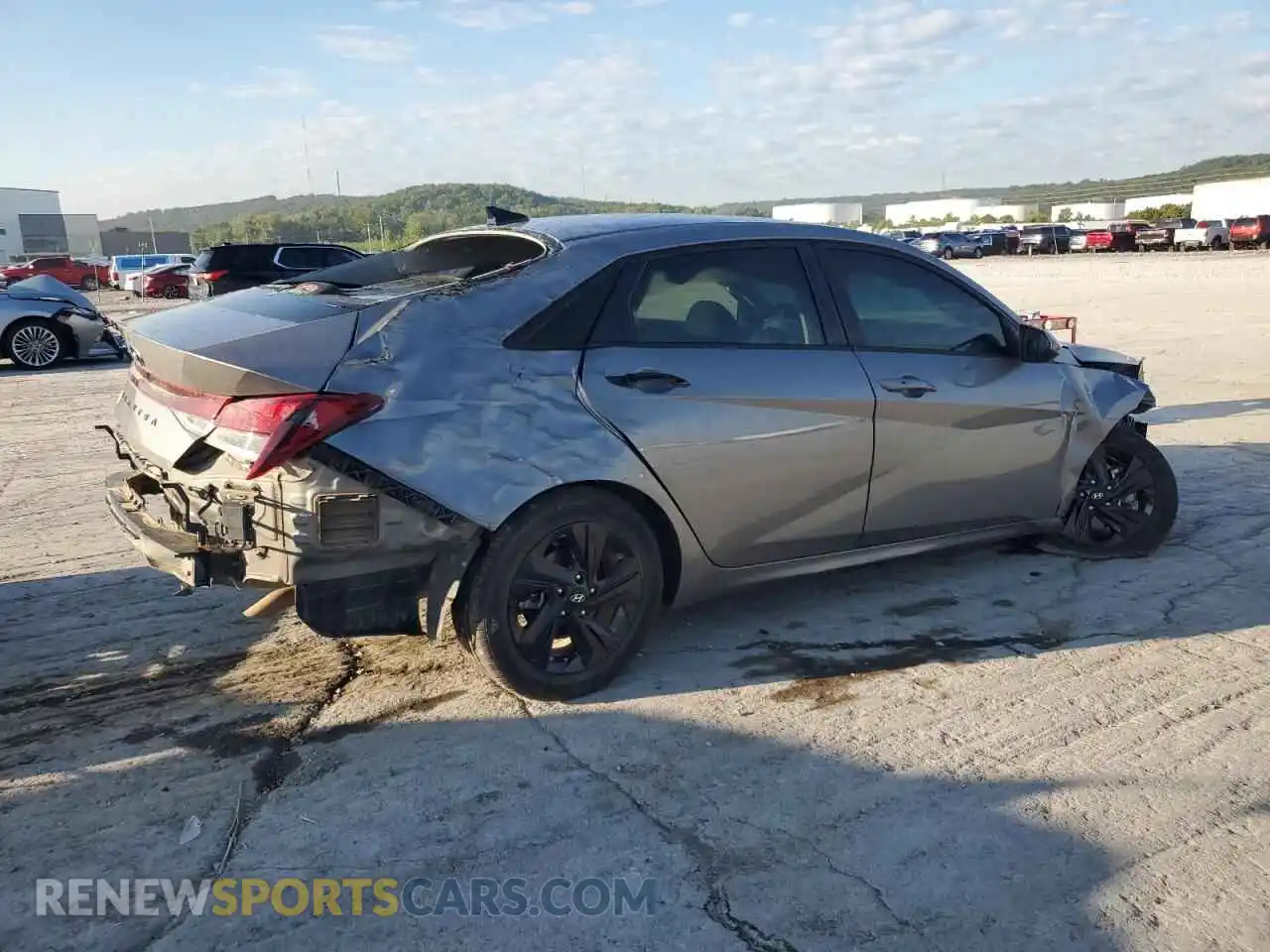 3 Photograph of a damaged car KMHLS4AG3MU127653 HYUNDAI ELANTRA 2021
