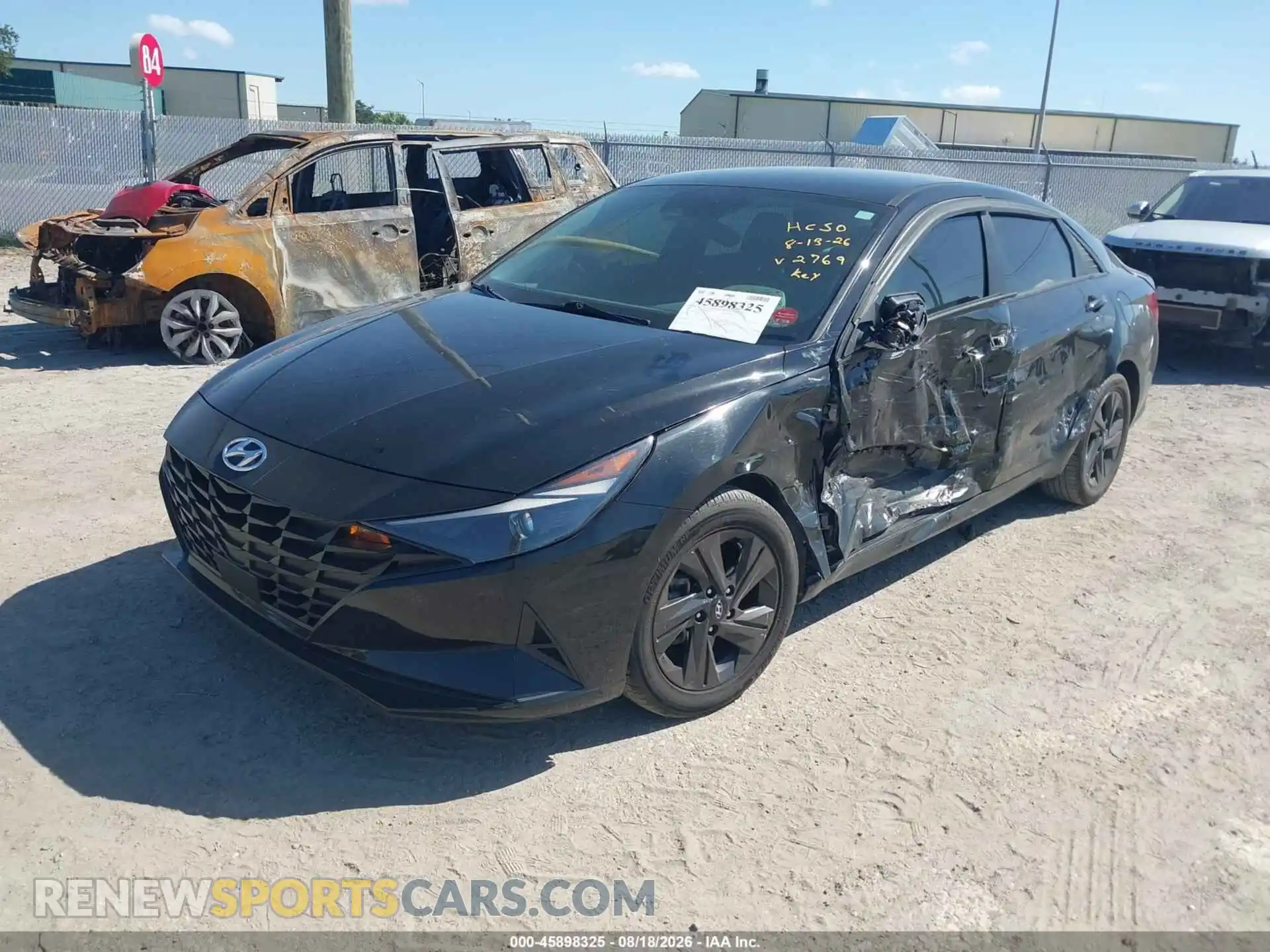 2 Фотография поврежденного автомобиля KMHLS4AG3MU132769 HYUNDAI ELANTRA 2021