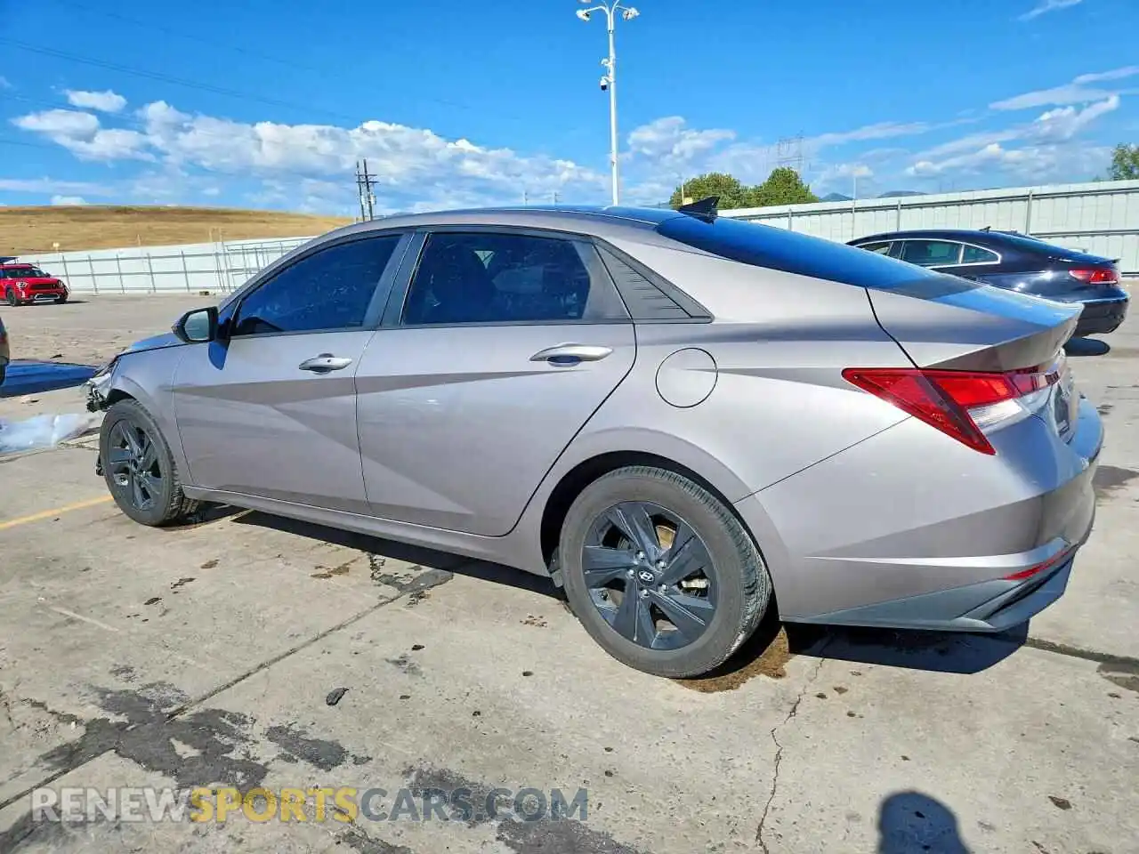 2 Photograph of a damaged car KMHLS4AG3MU190395 HYUNDAI ELANTRA 2021