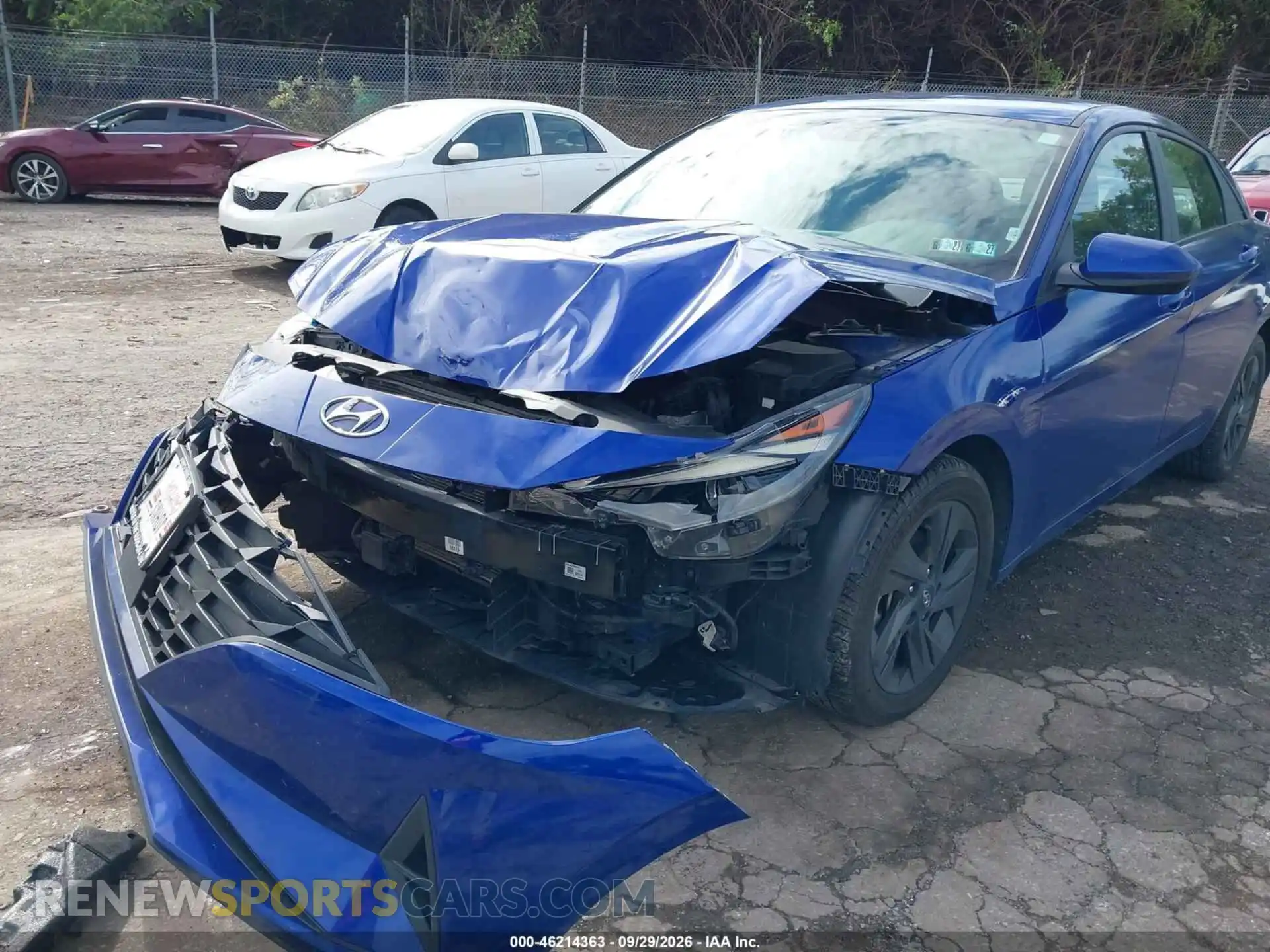 2 Фотография поврежденного автомобиля KMHLS4AG4MU117200 HYUNDAI ELANTRA 2021