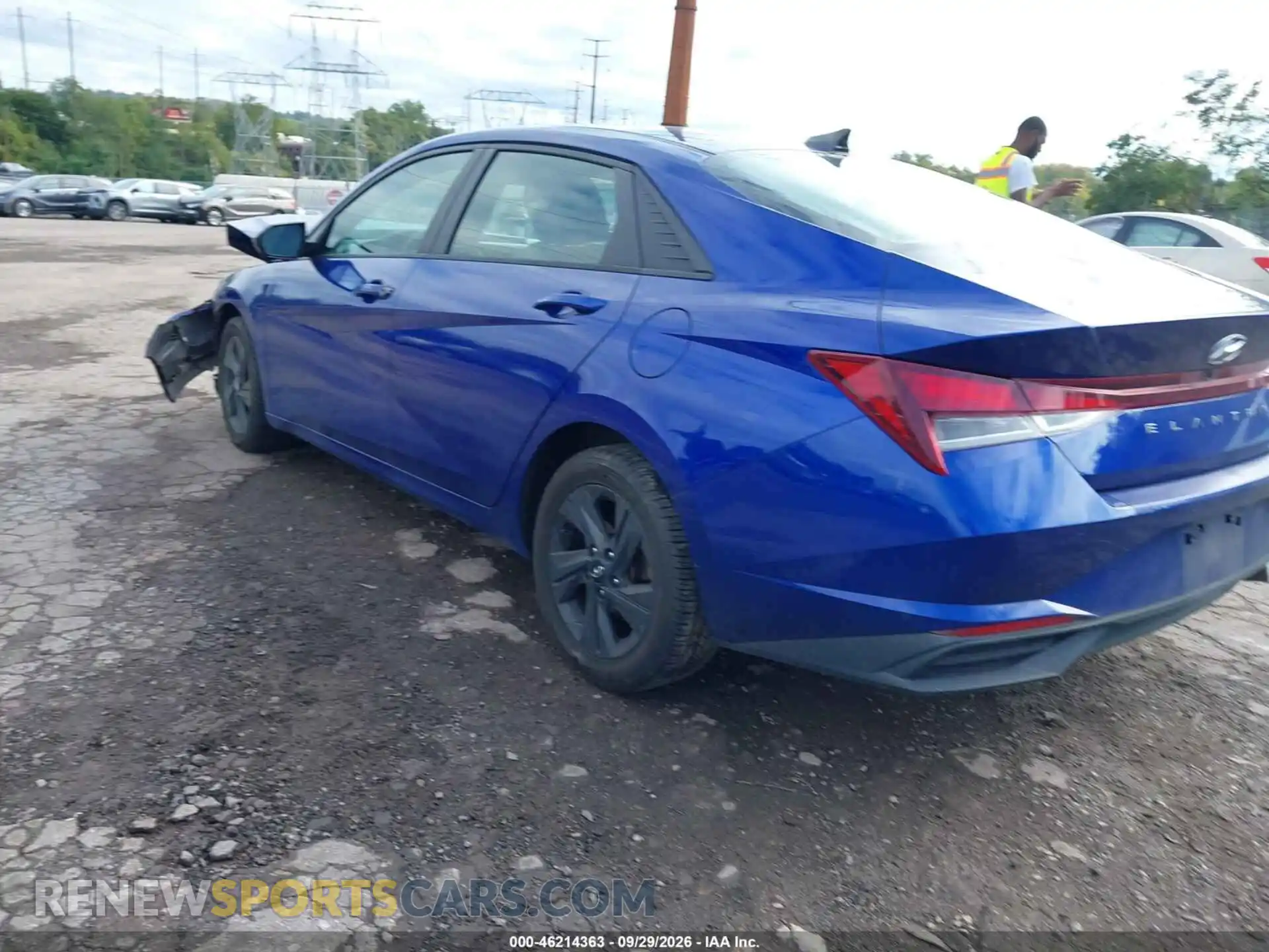 3 Фотография поврежденного автомобиля KMHLS4AG4MU117200 HYUNDAI ELANTRA 2021