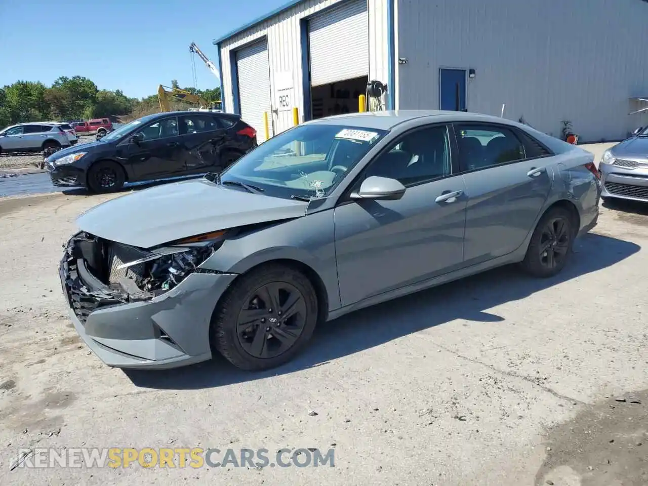 1 Photograph of a damaged car KMHLS4AG4MU189871 HYUNDAI ELANTRA 2021