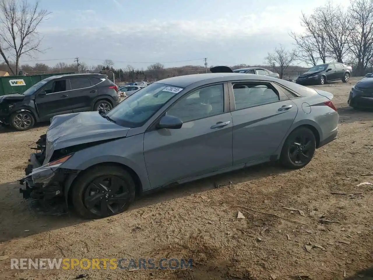 1 fotografías del automóvil dañado KMHLS4AG4MU209519 HYUNDAI ELANTRA 2021