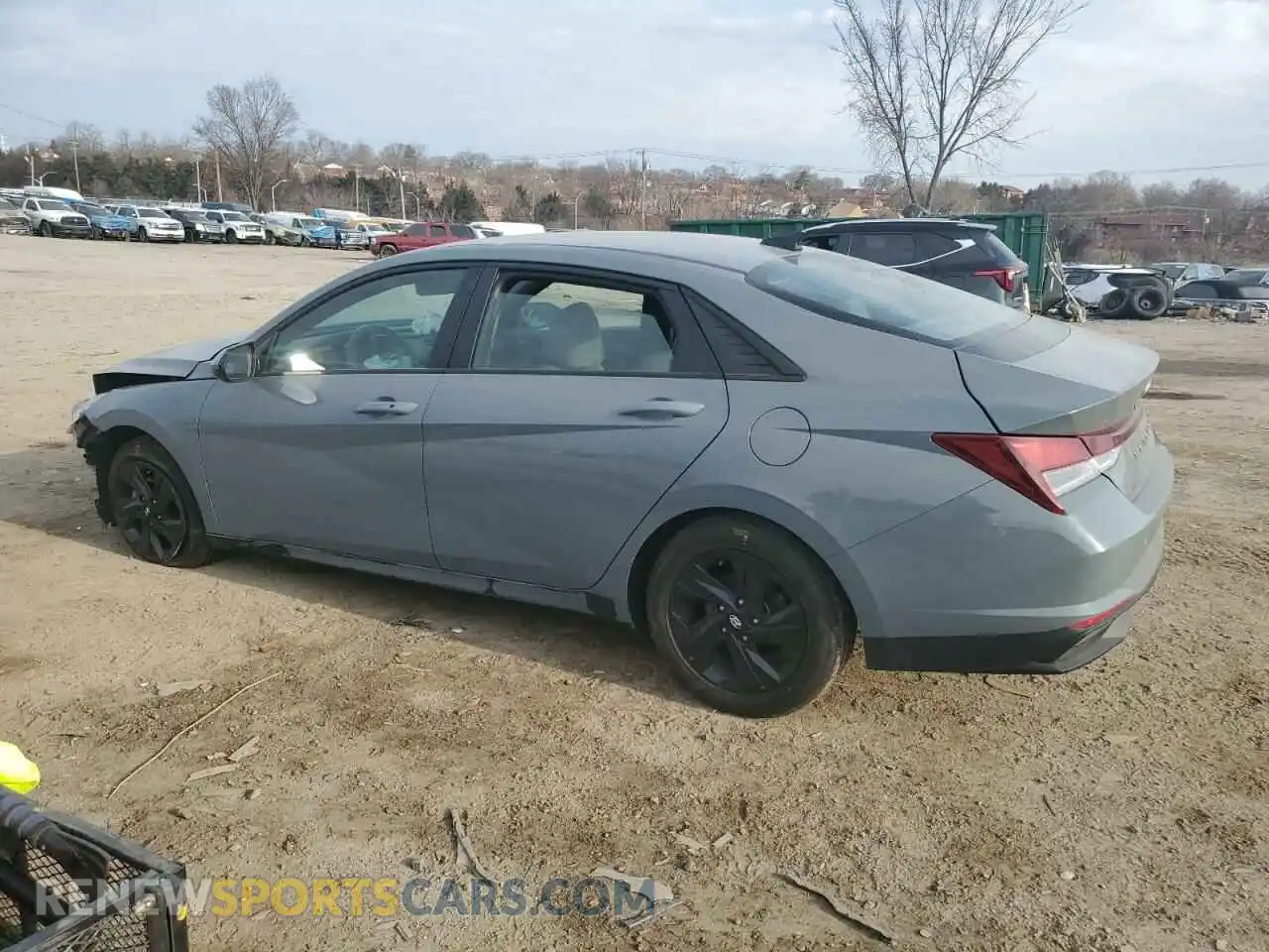 2 fotografías del automóvil dañado KMHLS4AG4MU209519 HYUNDAI ELANTRA 2021