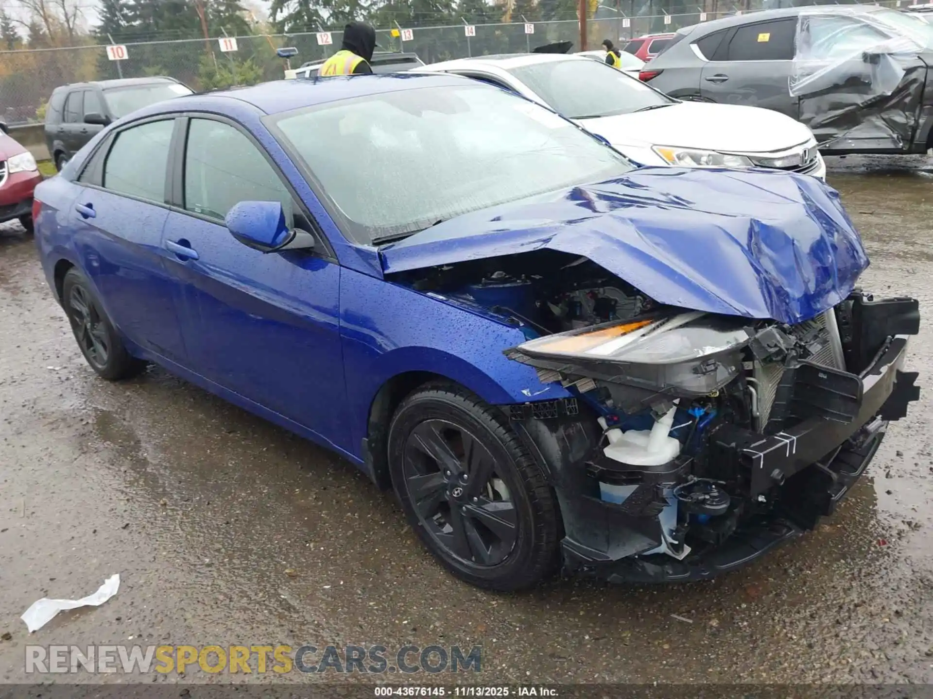 1 Photograph of a damaged car KMHLS4AG4MU210928 HYUNDAI ELANTRA 2021