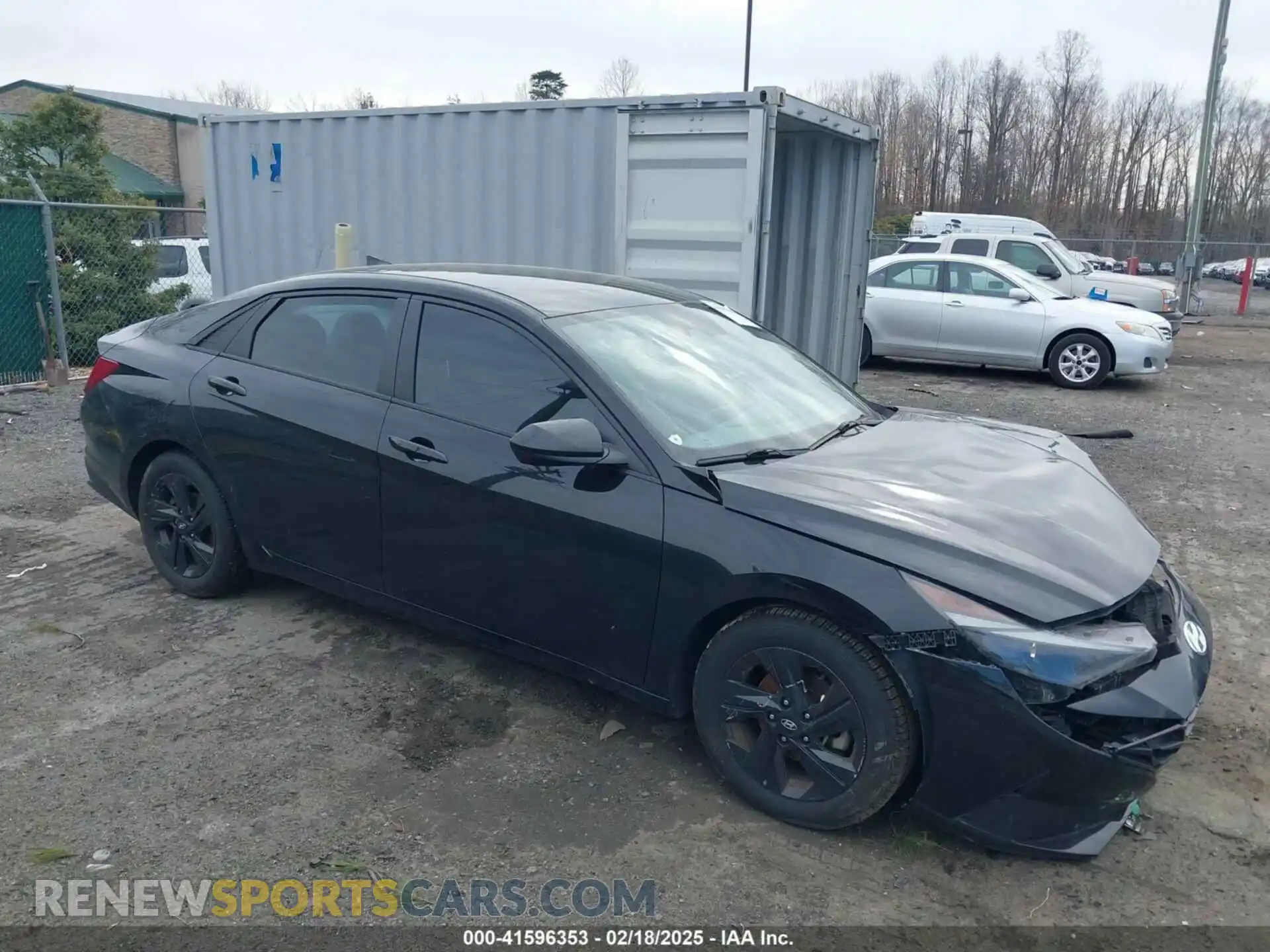 1 Photograph of a damaged car KMHLS4AG5MU108733 HYUNDAI ELANTRA 2021