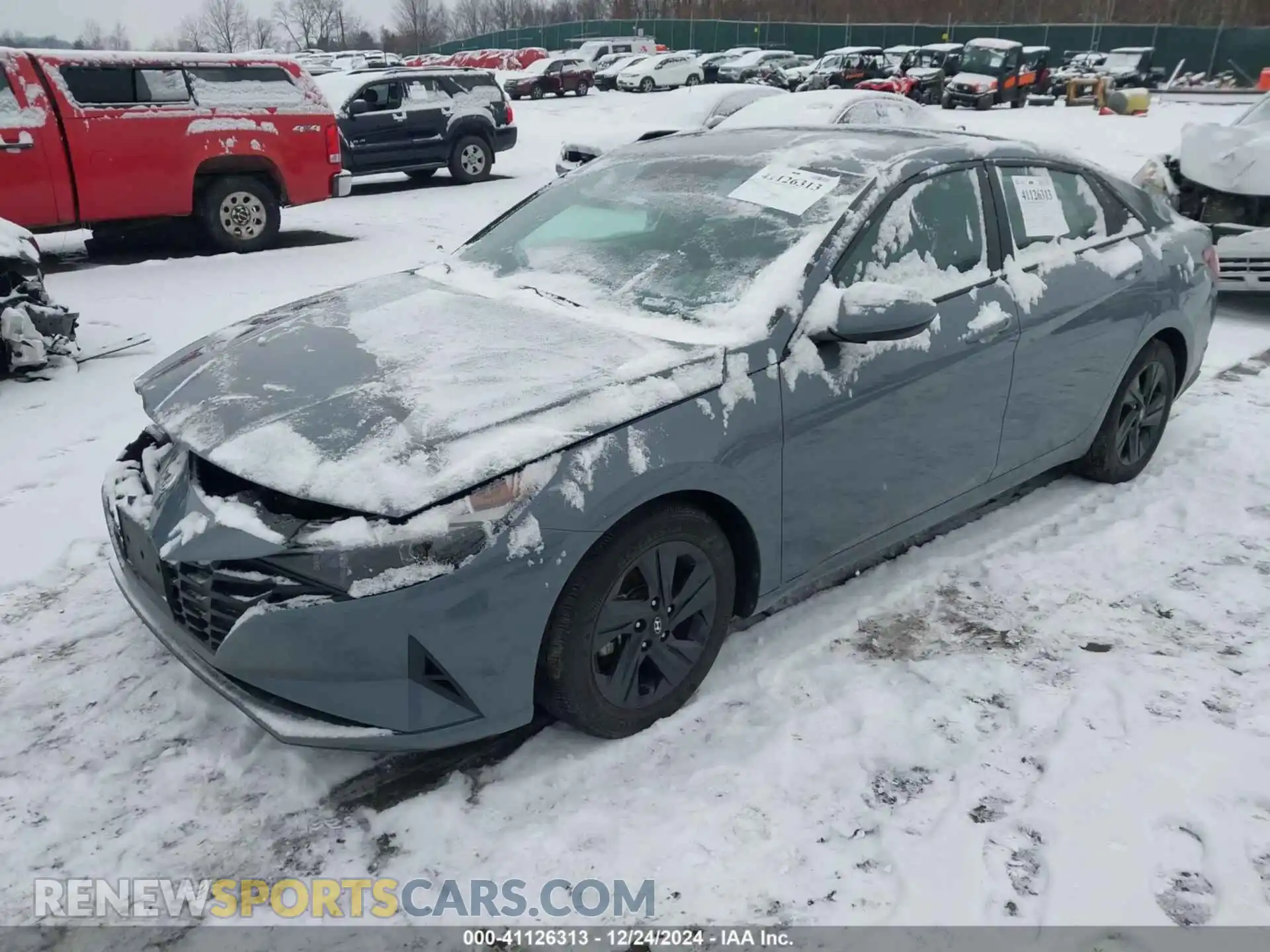 2 Photograph of a damaged car KMHLS4AG5MU117075 HYUNDAI ELANTRA 2021