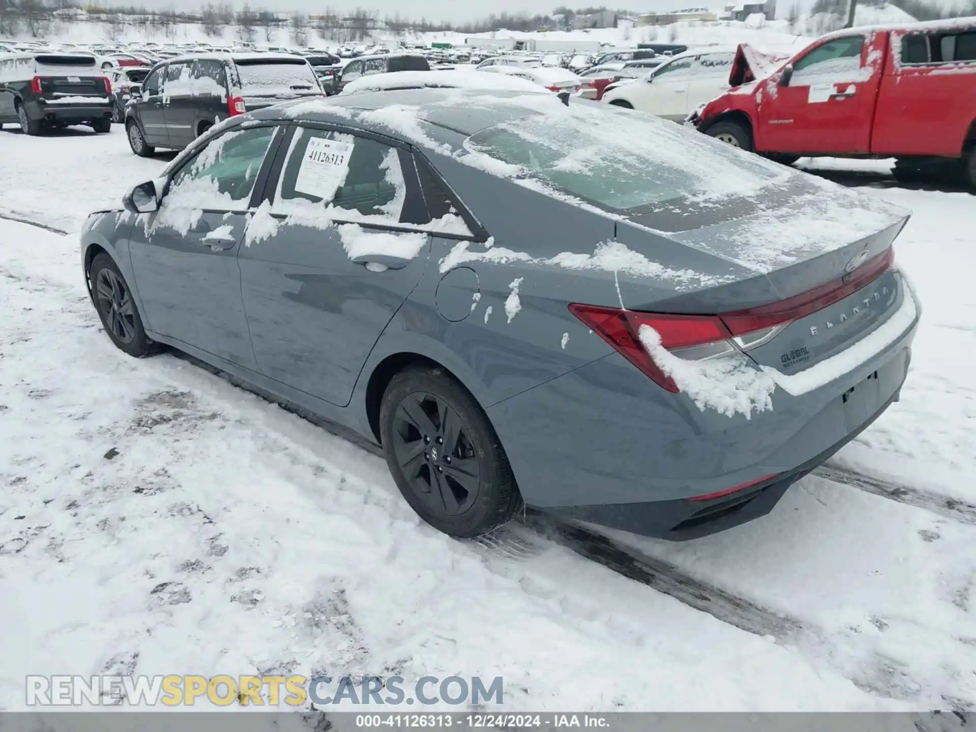 3 Photograph of a damaged car KMHLS4AG5MU117075 HYUNDAI ELANTRA 2021