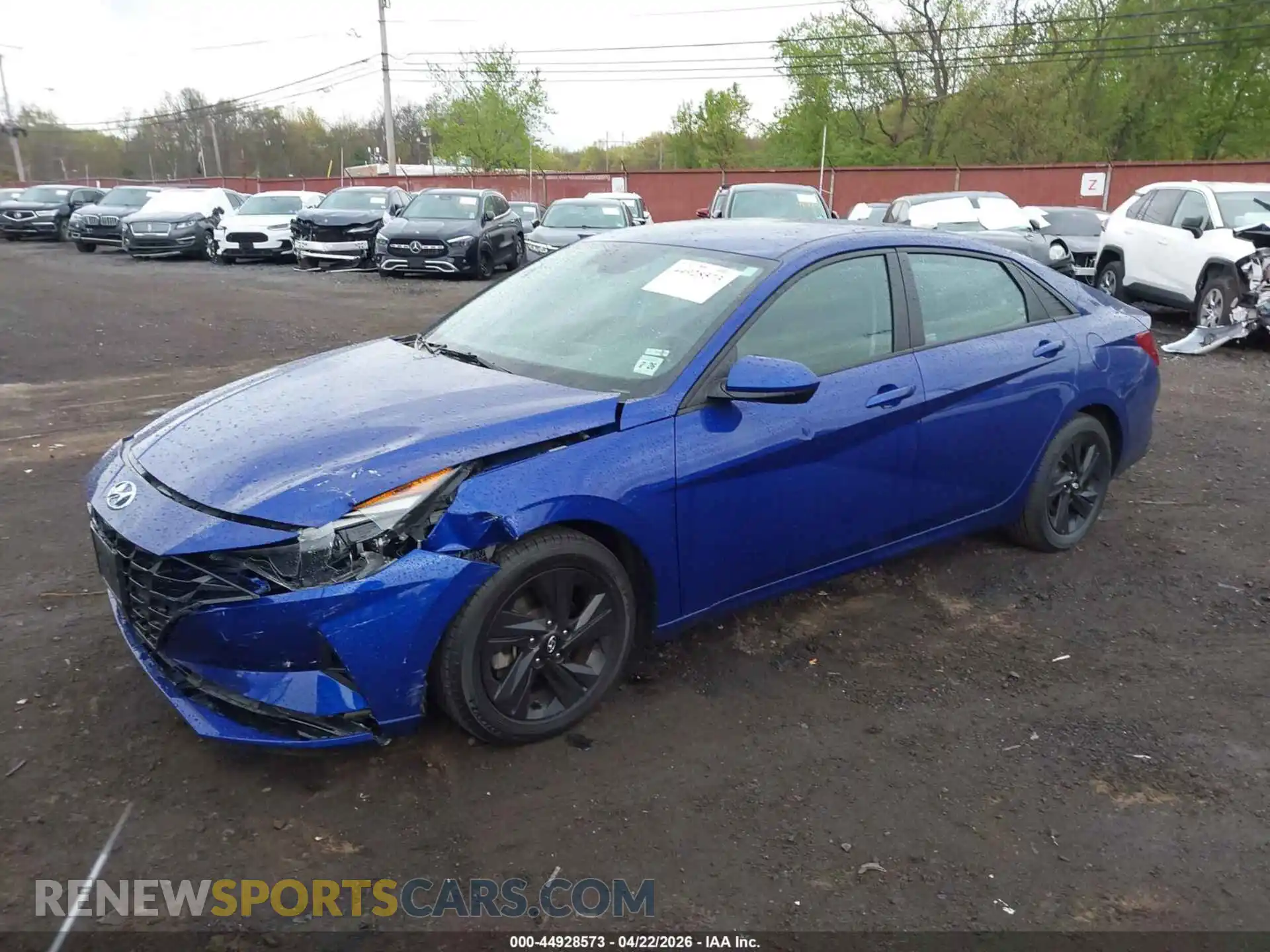2 Photograph of a damaged car KMHLS4AG5MU189118 HYUNDAI ELANTRA 2021