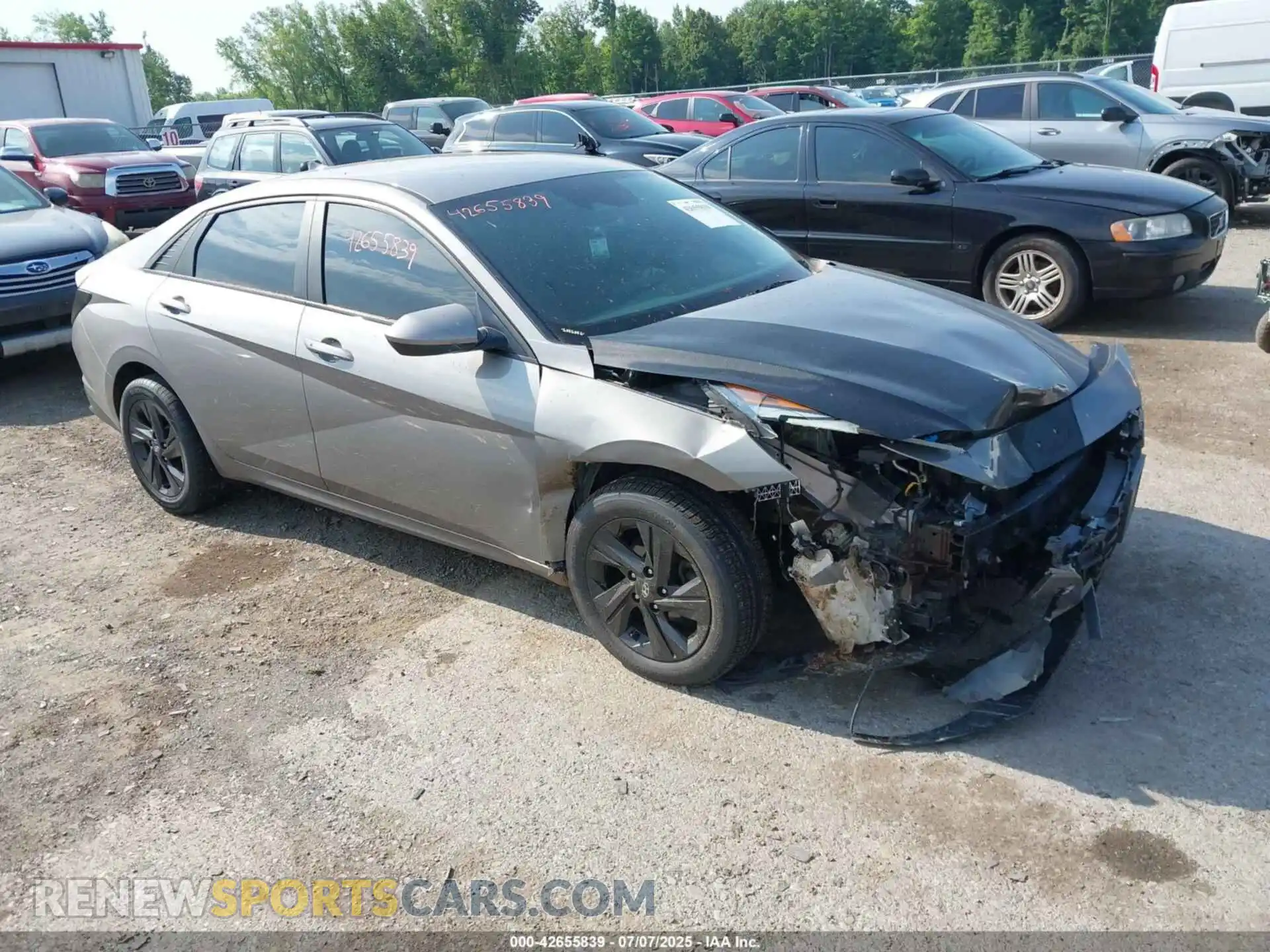 1 Photograph of a damaged car KMHLS4AG6MU066153 HYUNDAI ELANTRA 2021
