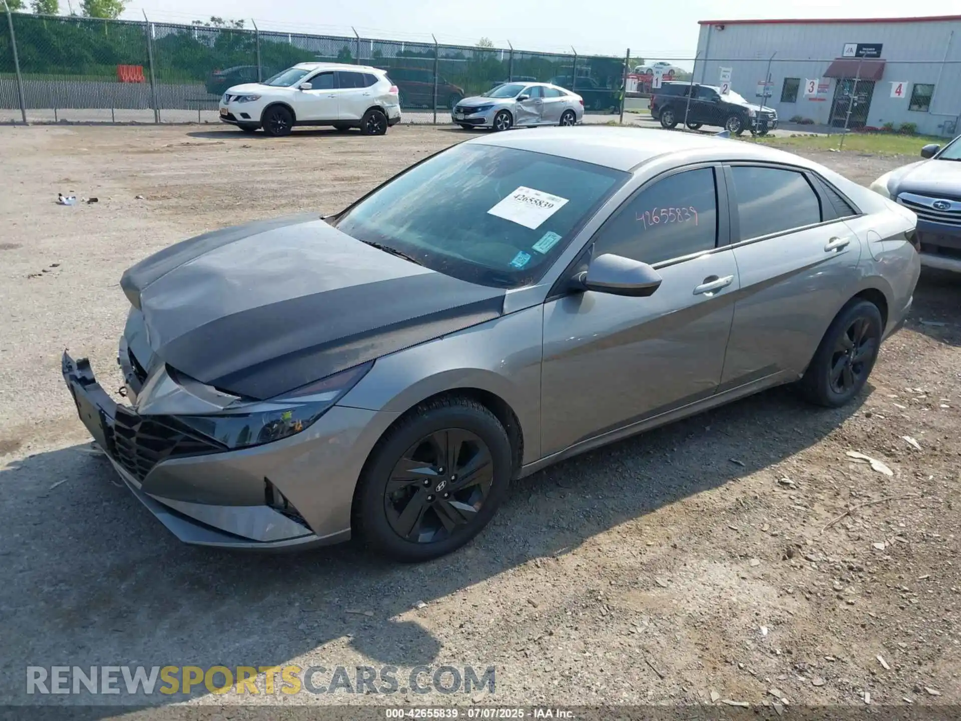2 Photograph of a damaged car KMHLS4AG6MU066153 HYUNDAI ELANTRA 2021