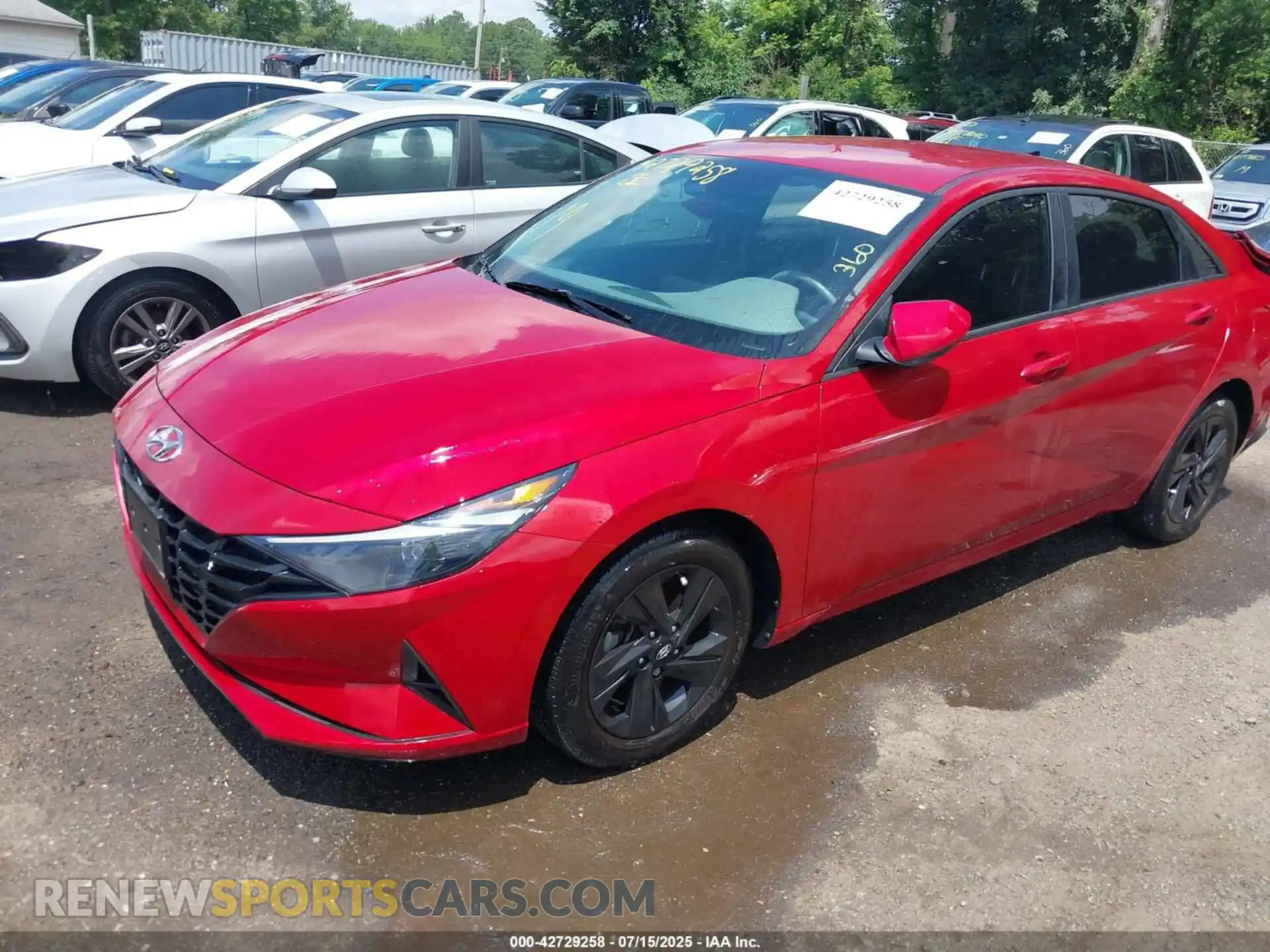 2 Photograph of a damaged car KMHLS4AG6MU188348 HYUNDAI ELANTRA 2021