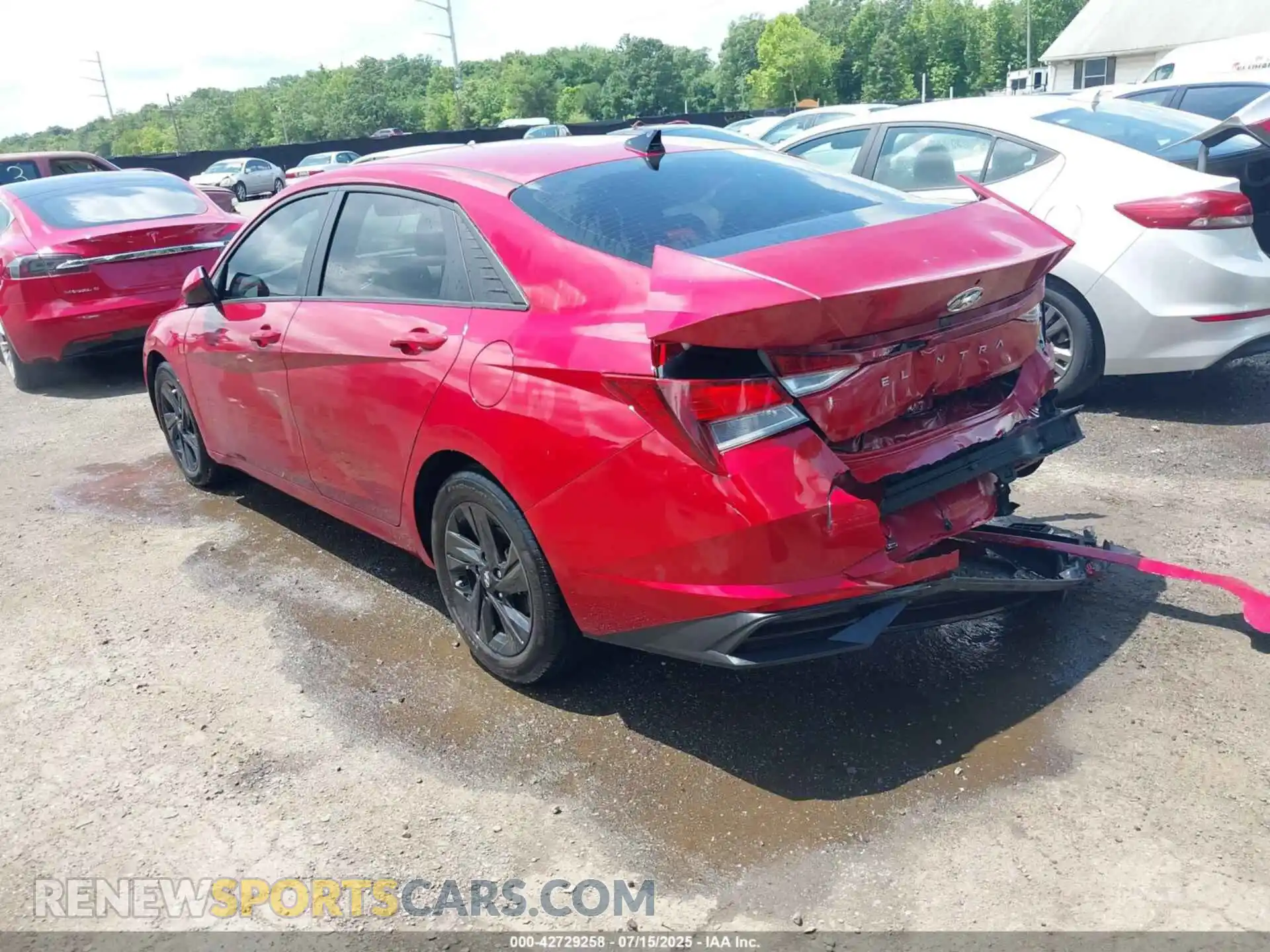 3 Photograph of a damaged car KMHLS4AG6MU188348 HYUNDAI ELANTRA 2021