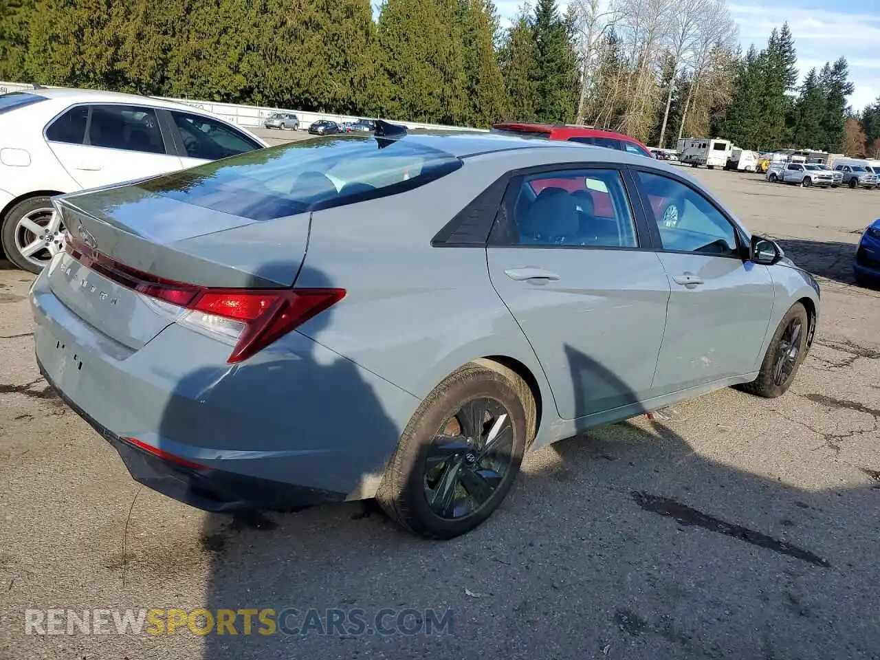 3 Photograph of a damaged car KMHLS4AG7MU188679 HYUNDAI ELANTRA 2021