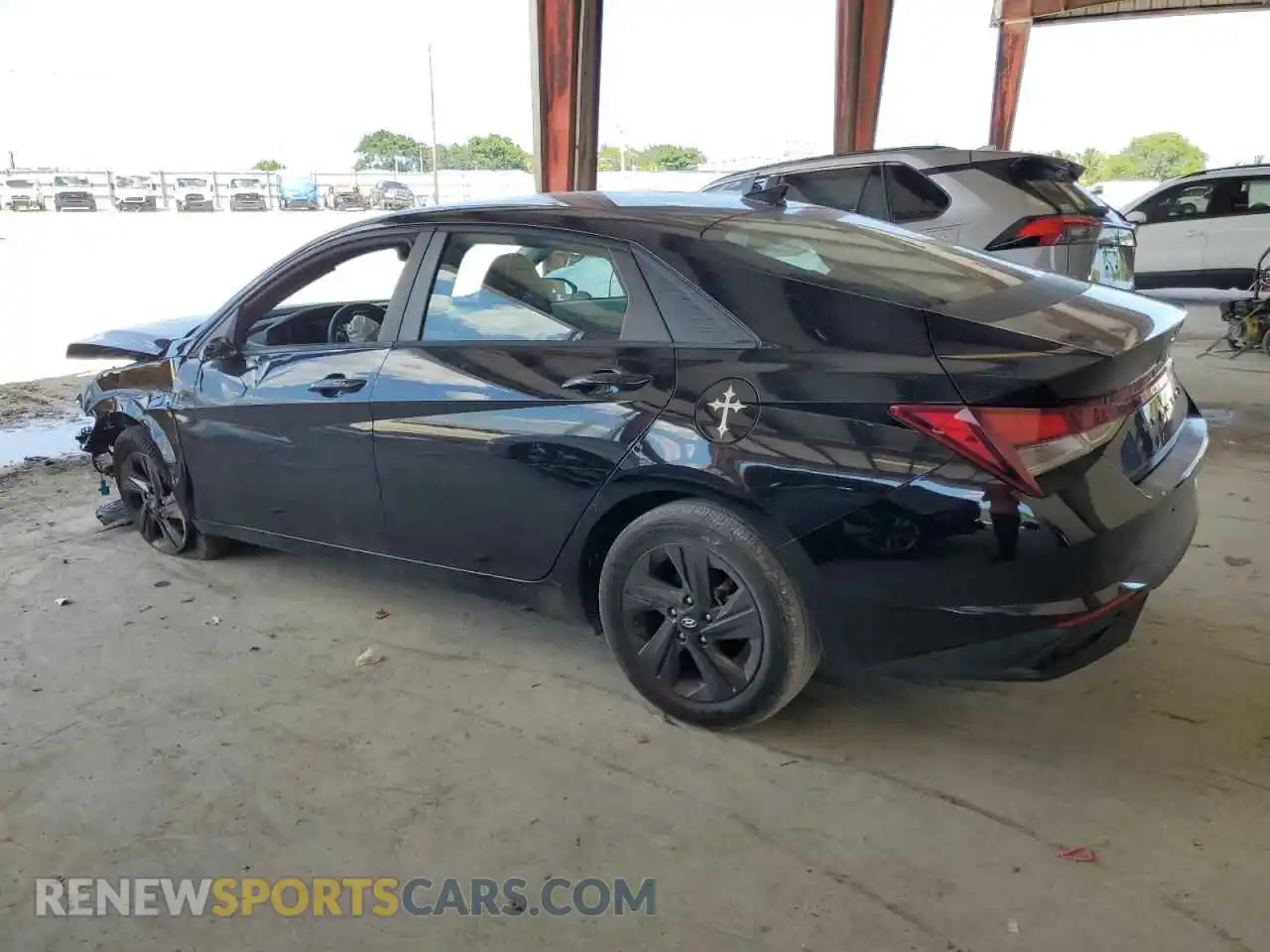 2 Photograph of a damaged car KMHLS4AG8MU121895 HYUNDAI ELANTRA 2021