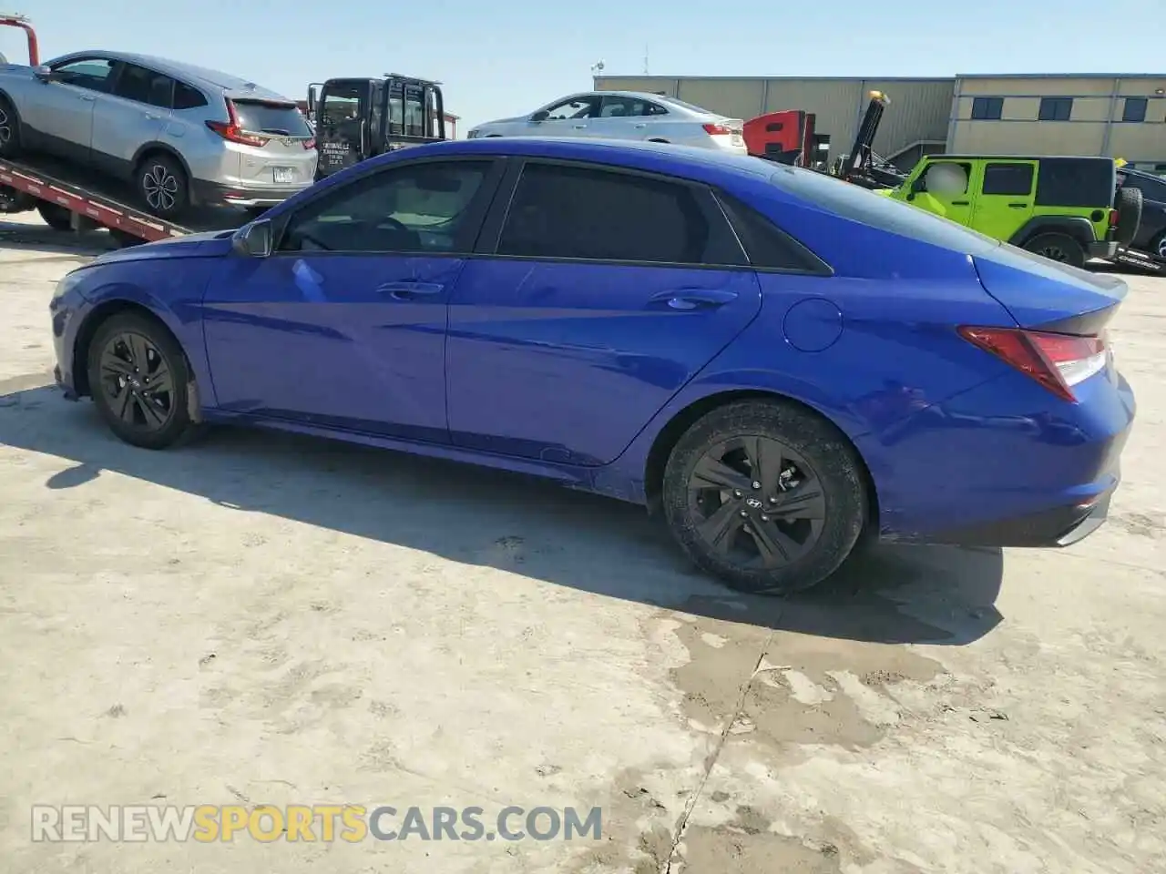 2 Photograph of a damaged car KMHLS4AG8MU128149 HYUNDAI ELANTRA 2021