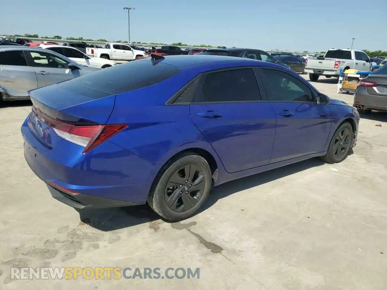 3 Photograph of a damaged car KMHLS4AG8MU128149 HYUNDAI ELANTRA 2021