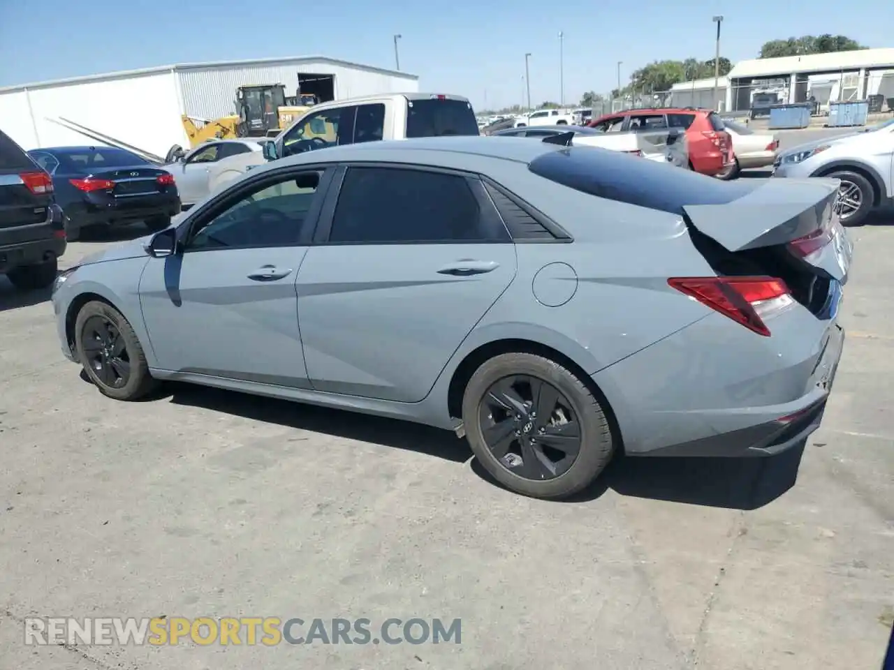 2 Photograph of a damaged car KMHLS4AG8MU193633 HYUNDAI ELANTRA 2021