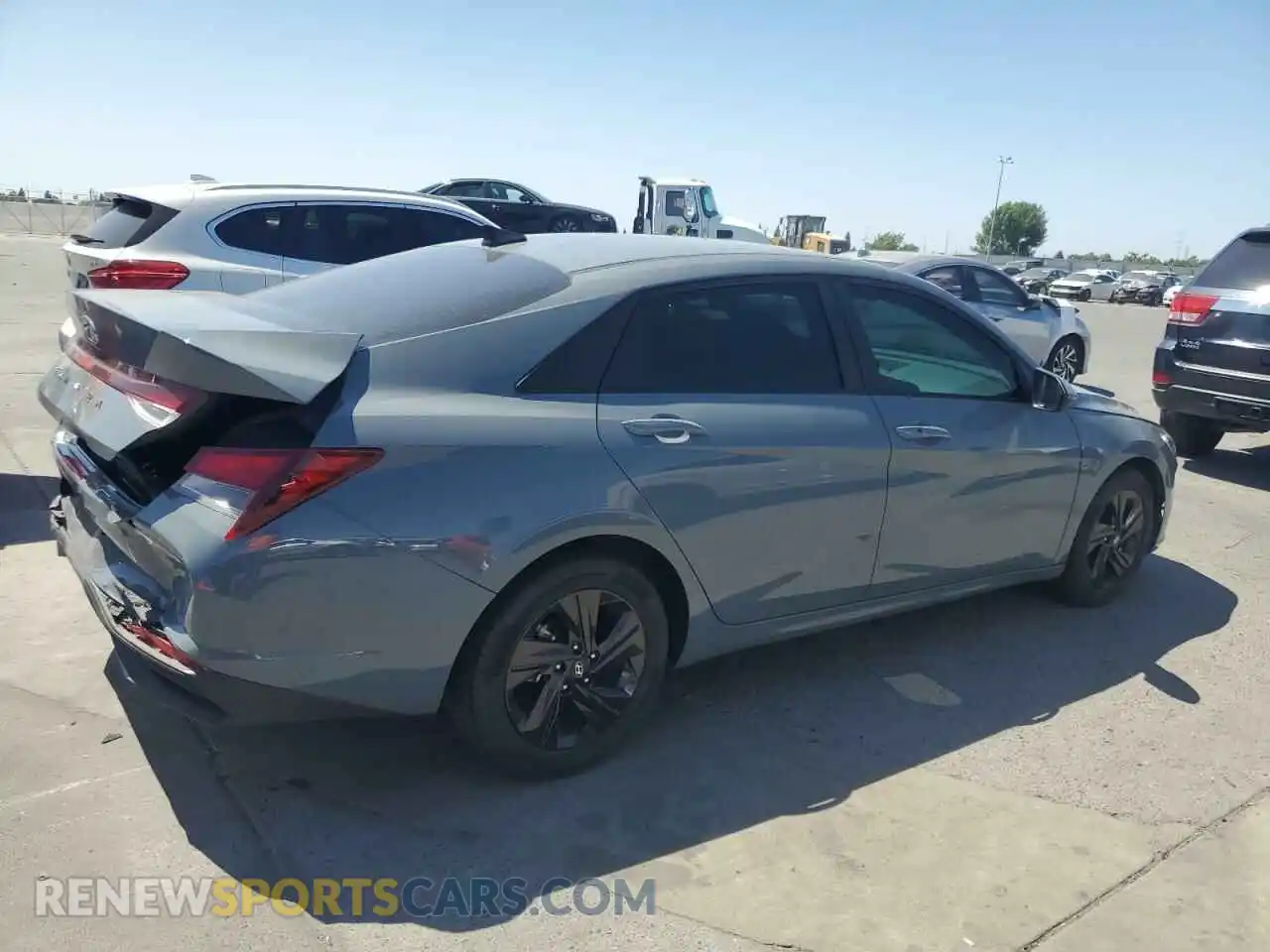 3 Photograph of a damaged car KMHLS4AG8MU193633 HYUNDAI ELANTRA 2021