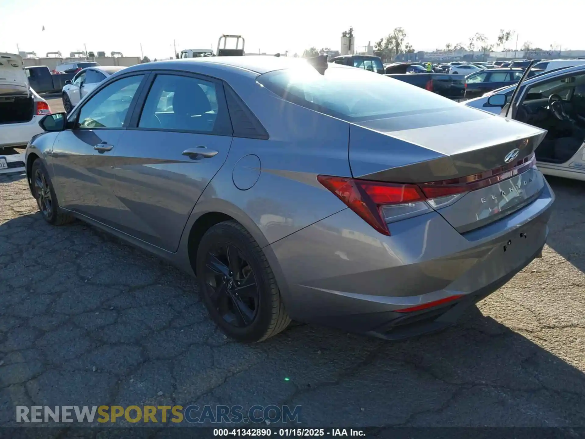 3 Photograph of a damaged car KMHLS4AG8MU211533 HYUNDAI ELANTRA 2021
