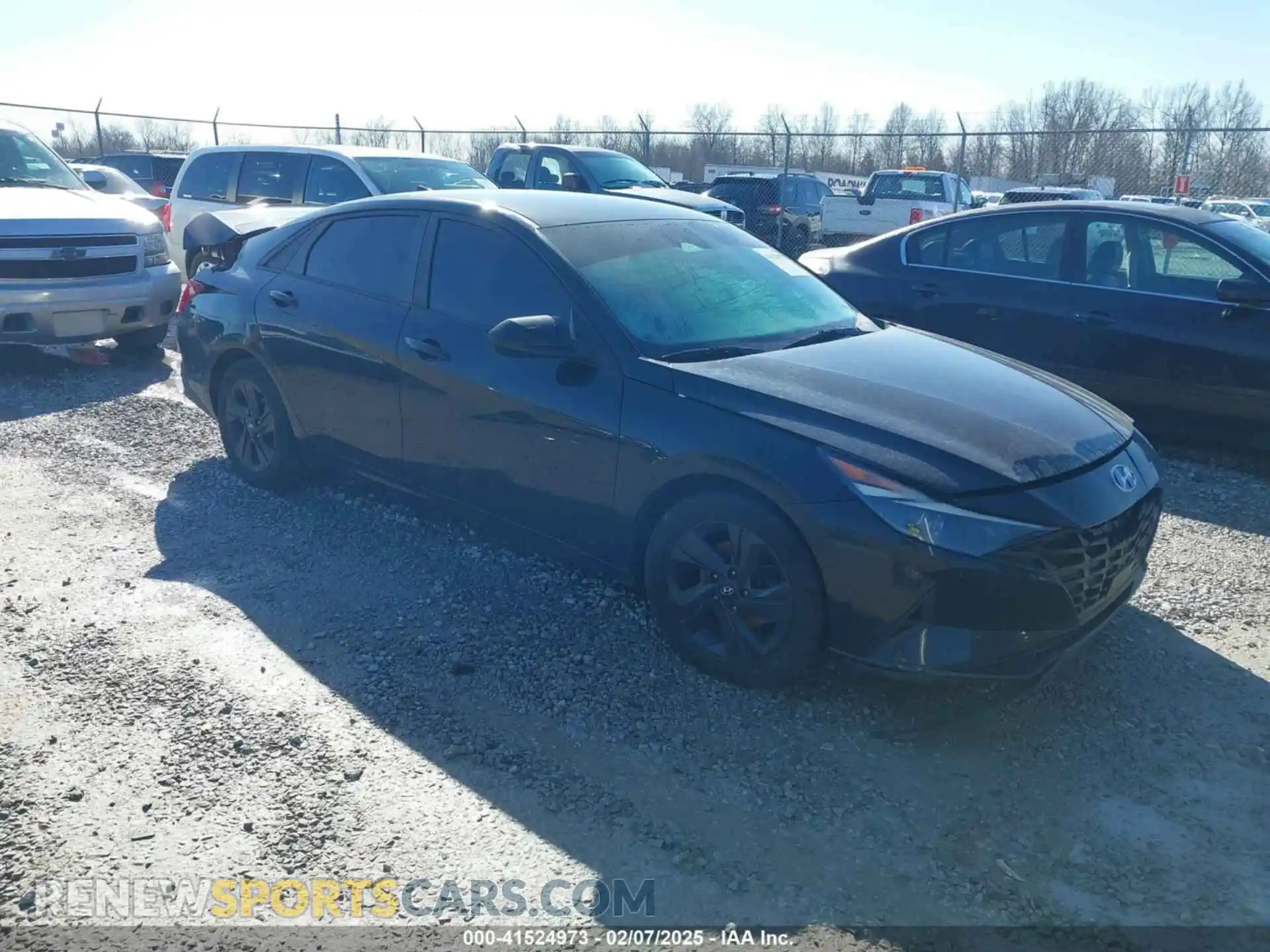 1 Photograph of a damaged car KMHLS4AG9MU065806 HYUNDAI ELANTRA 2021